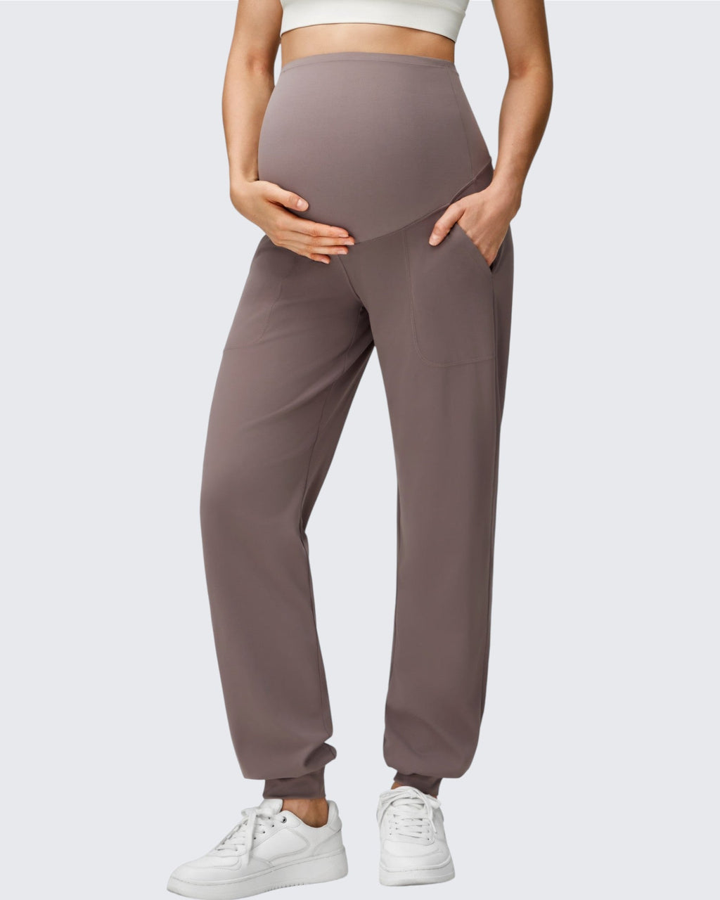 EverGoing Maternity Workout Over The Belly Joggers