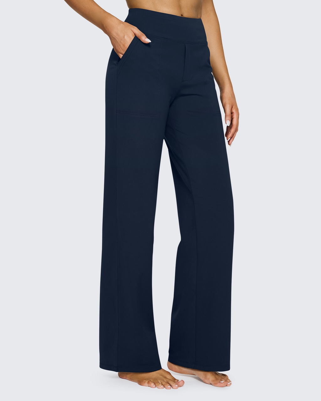 EverGoing Loose High-Waist Business Casual Pants 35''