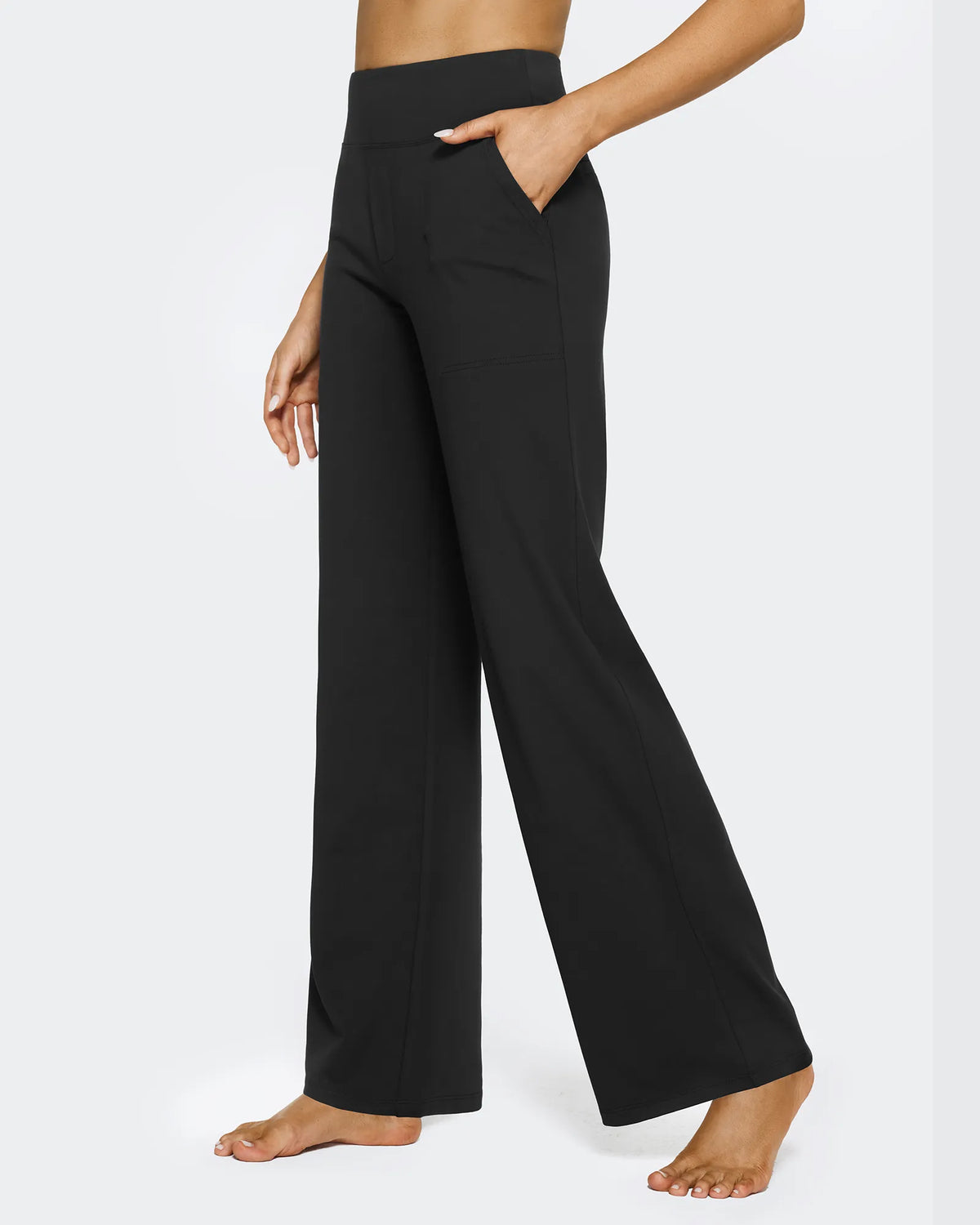 EverGoing Loose High-Waist Business Casual Pants 35''