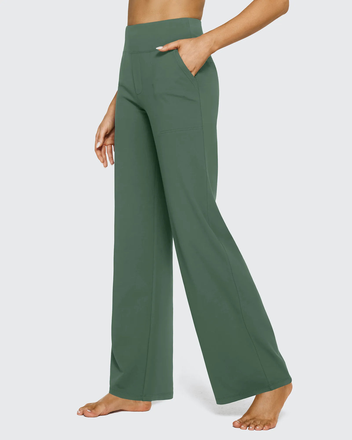 EverGoing Loose High-Waist Business Casual Pants 35''