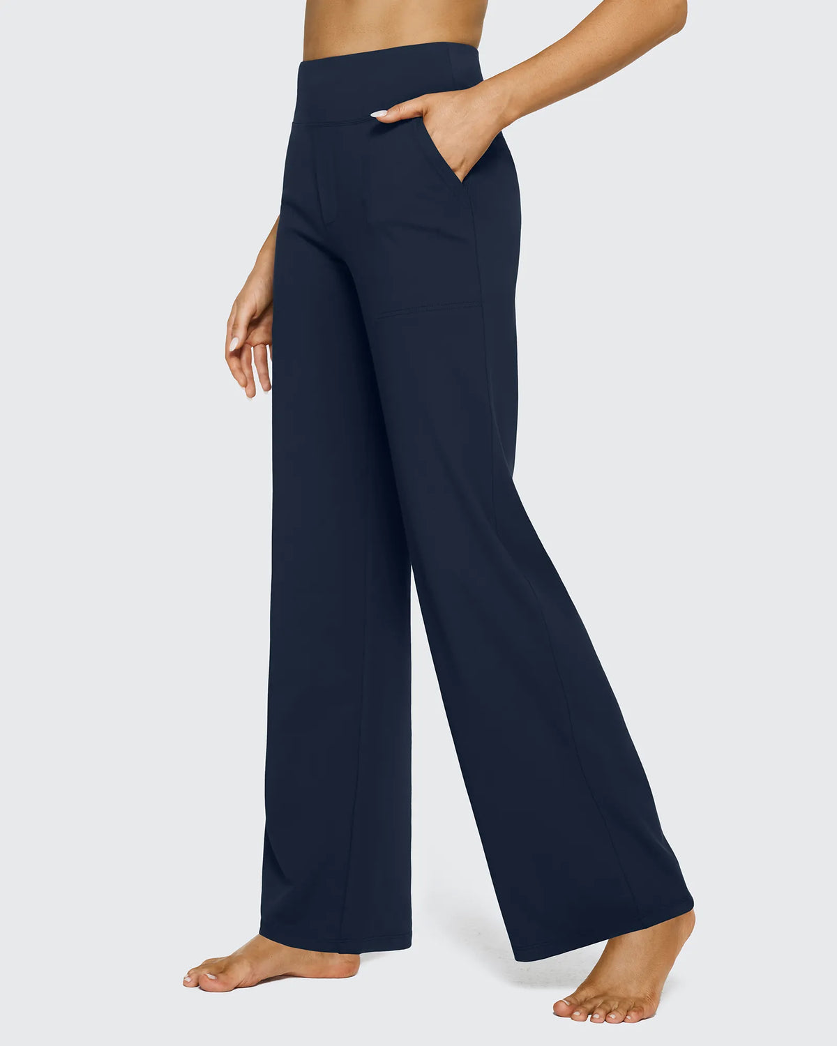 EverGoing Loose High-Waist Business Casual Pants 35''