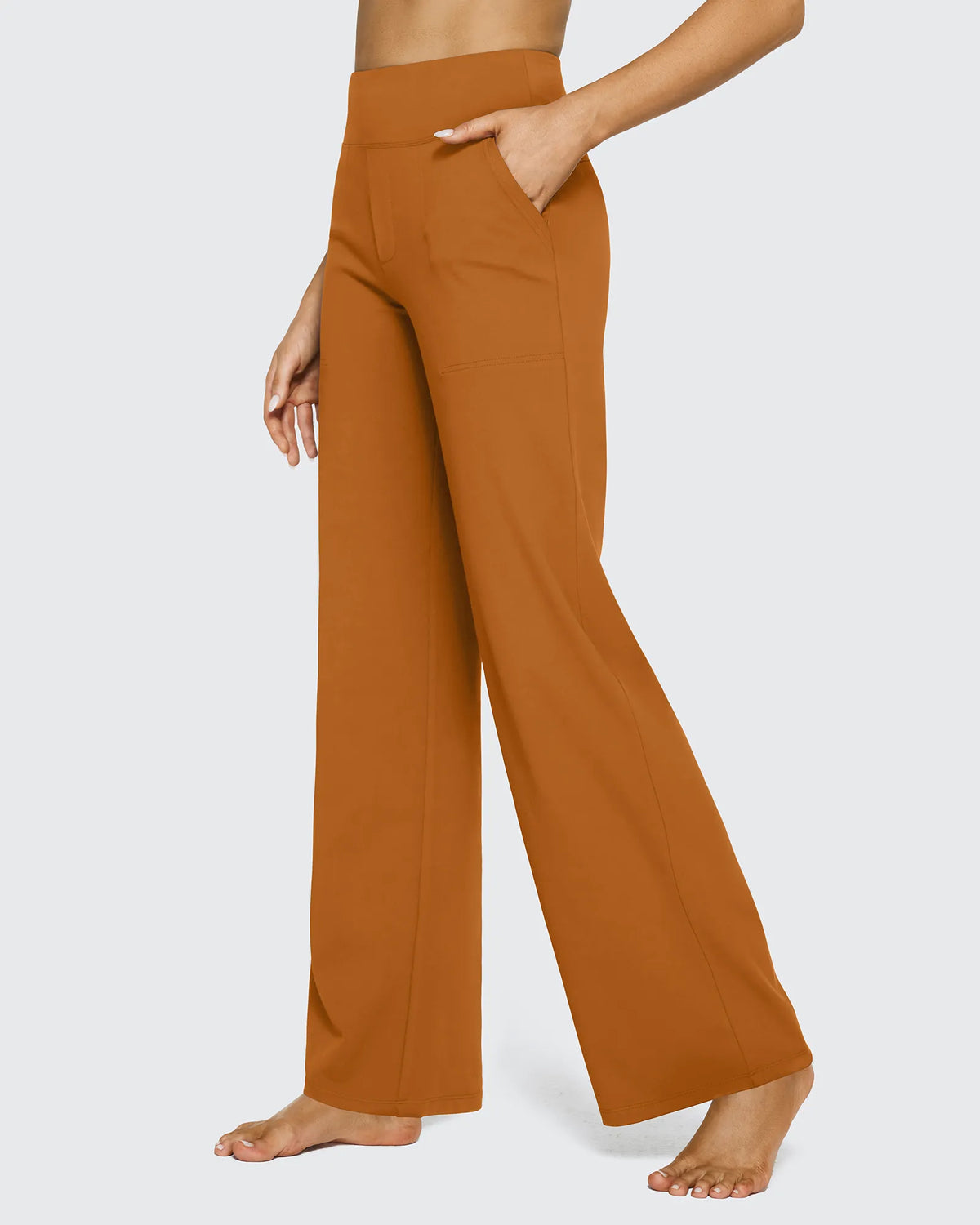 EverGoing Loose High-Waist Business Casual Pants 35''