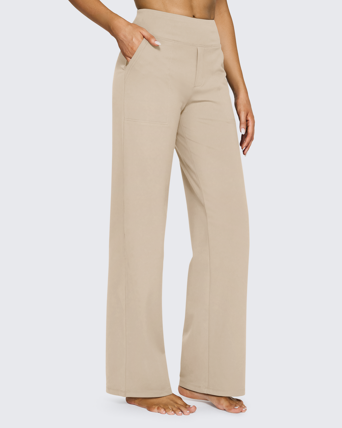 EverGoing Loose High-Waist Business Casual Pants 35''