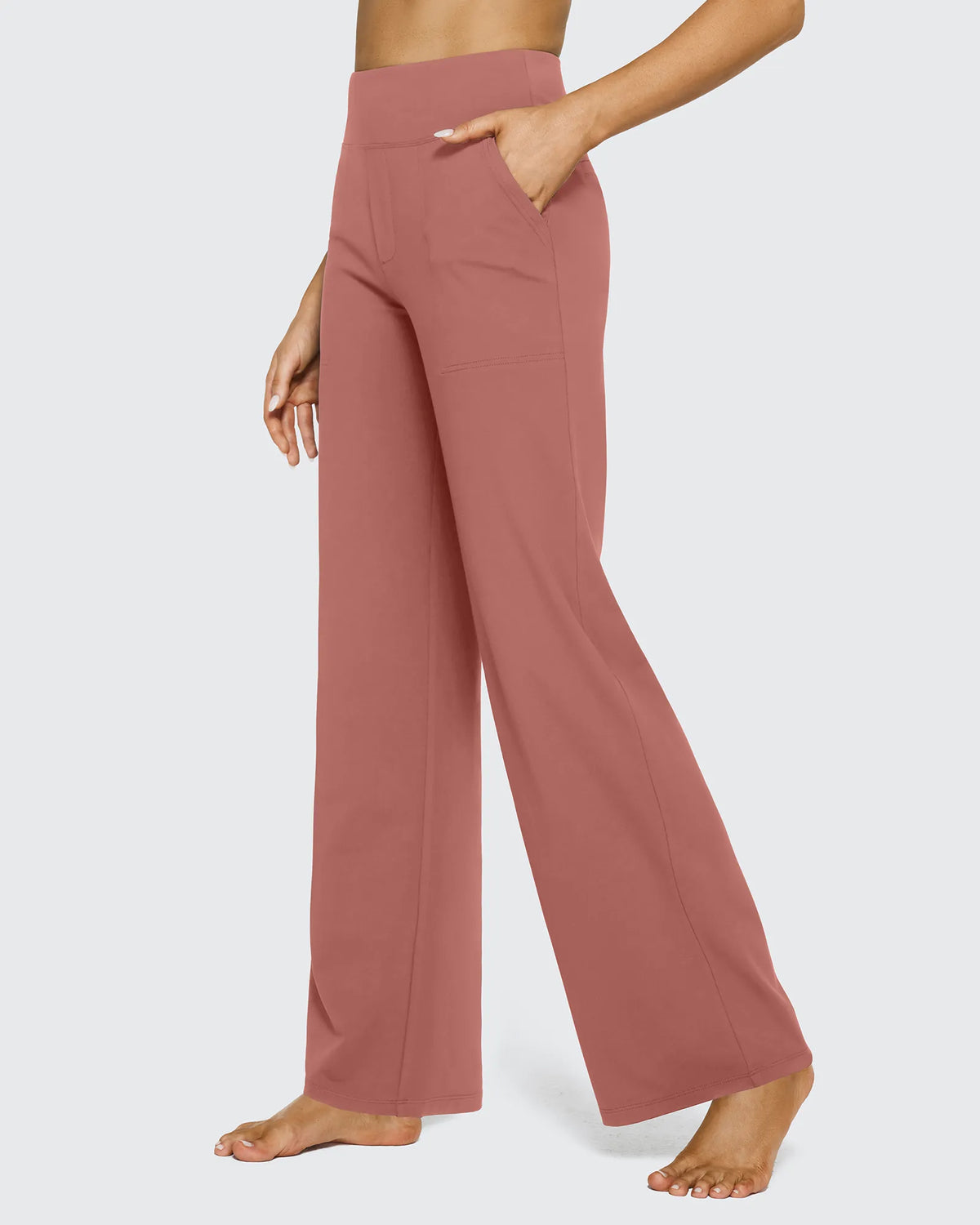 EverGoing Loose High-Waist Business Casual Pants 35''