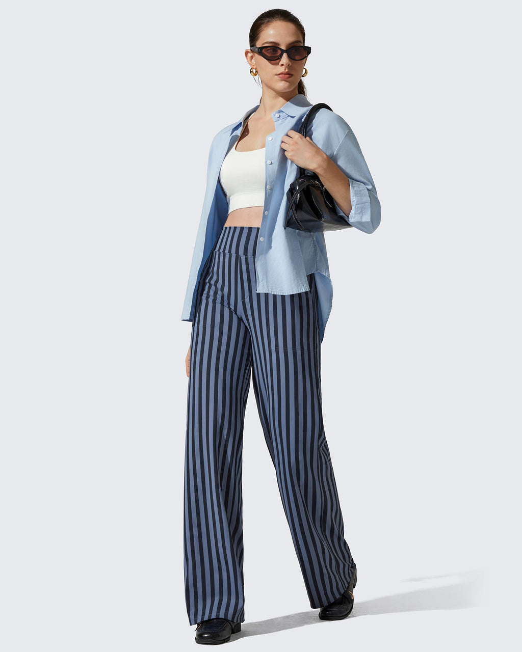 EverGoing Wide Leg Yoga Pants Business Casual Regular