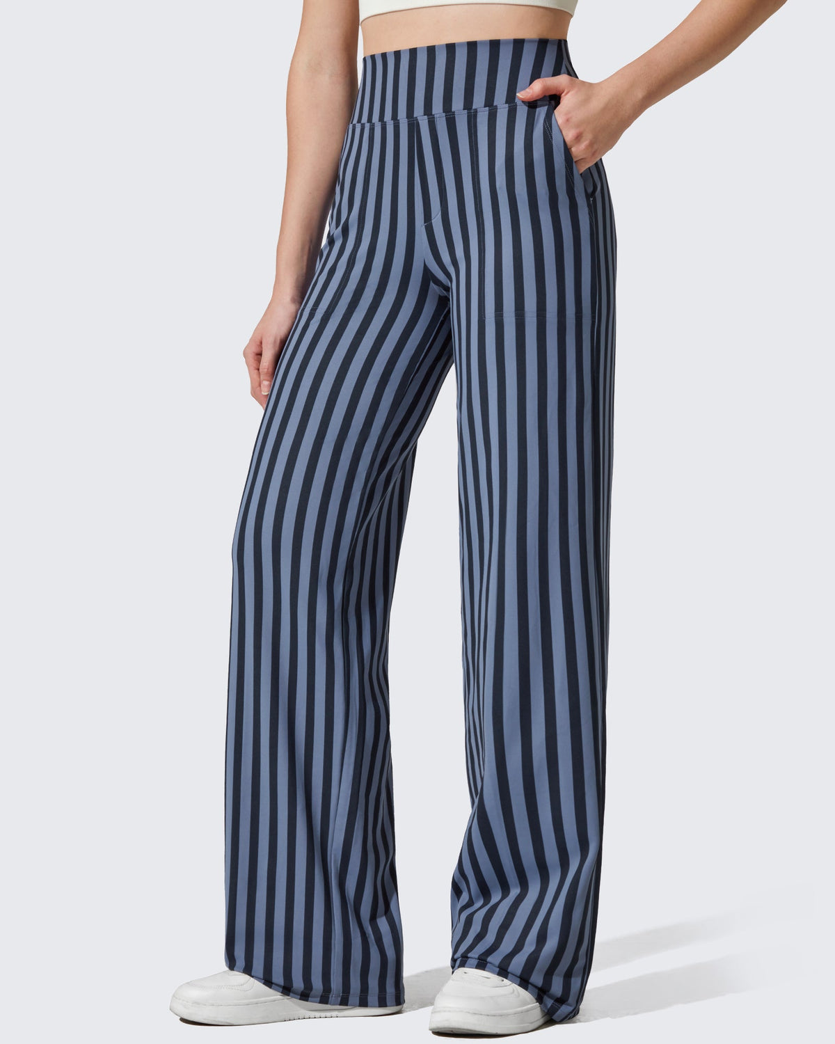 EverGoing Wide Leg Yoga Pants Business Casual Regular