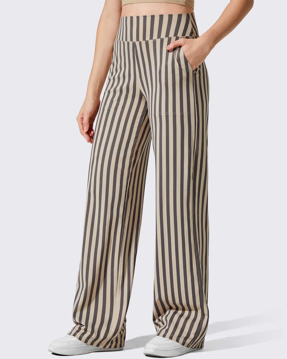 EverGoing Wide Leg Yoga Pants Business Casual Regular