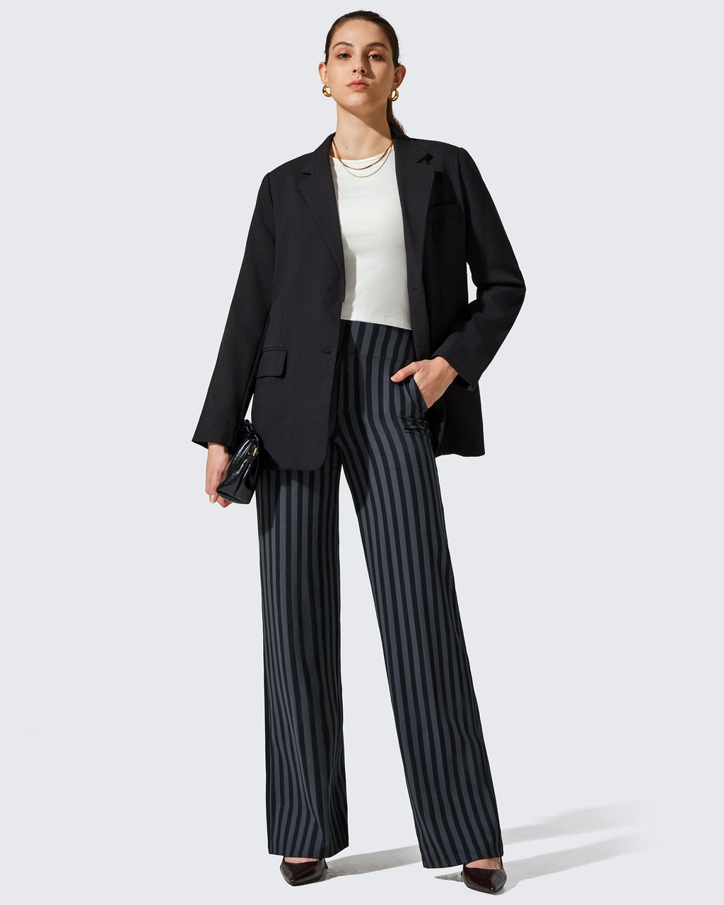EverGoing Wide Leg Yoga Pants Business Casual Regular