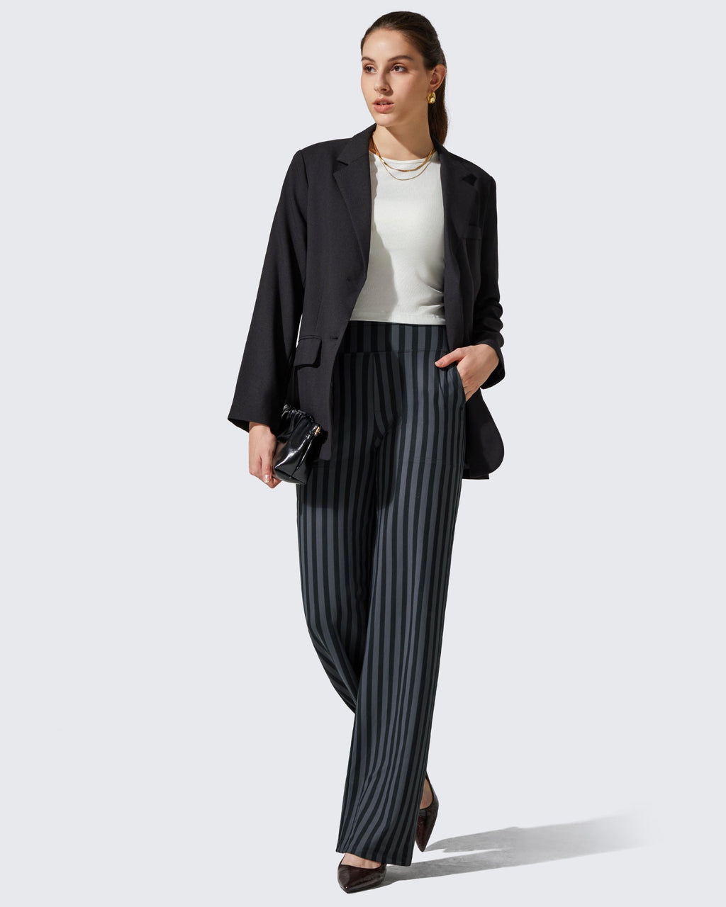 EverGoing Wide Leg Yoga Pants Business Casual Regular