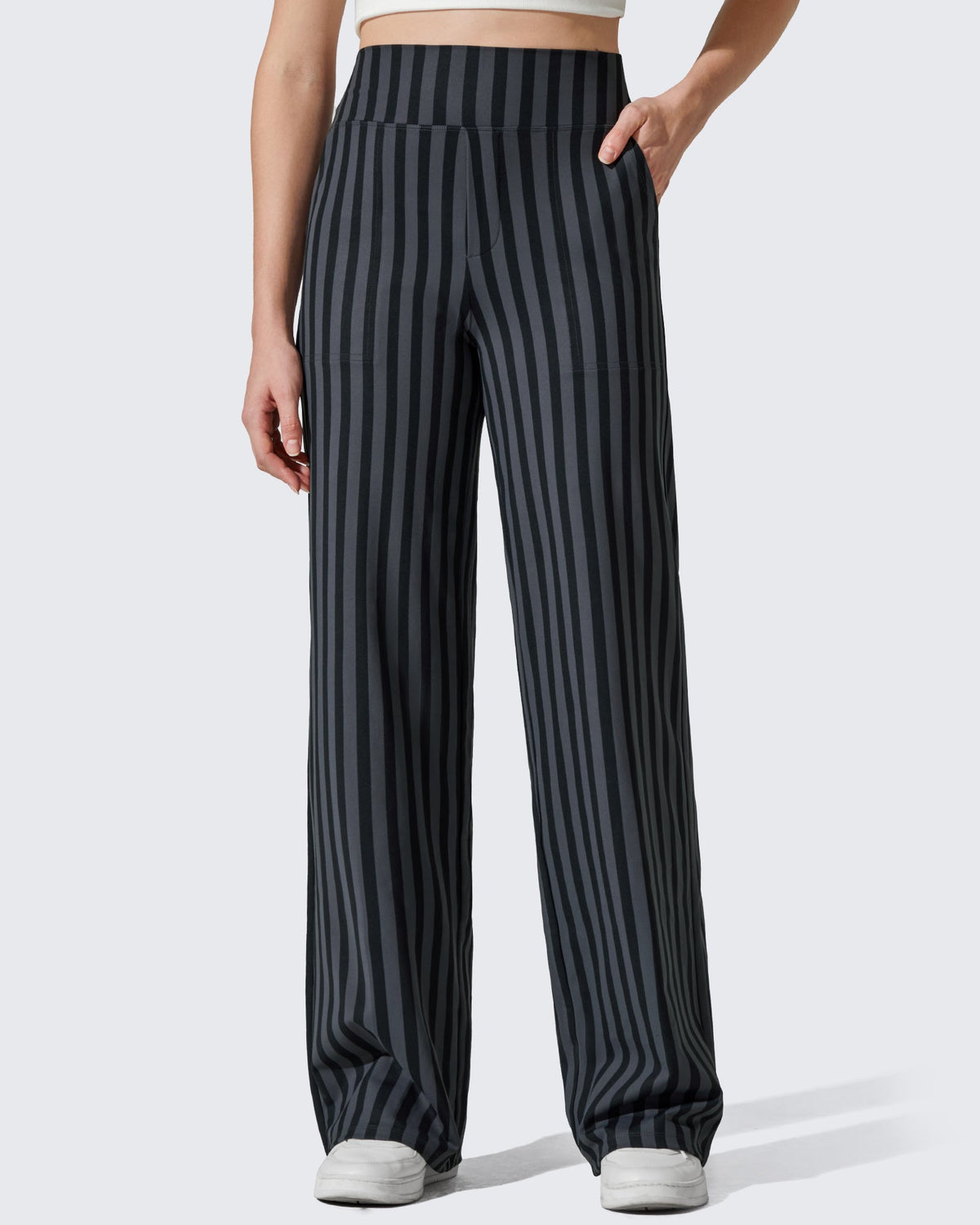 EverGoing Wide Leg Yoga Pants Business Casual Regular