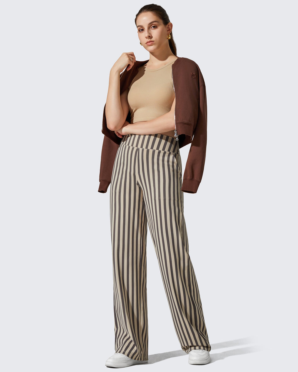 EverGoing Wide Leg Yoga Pants Business Casual Regular