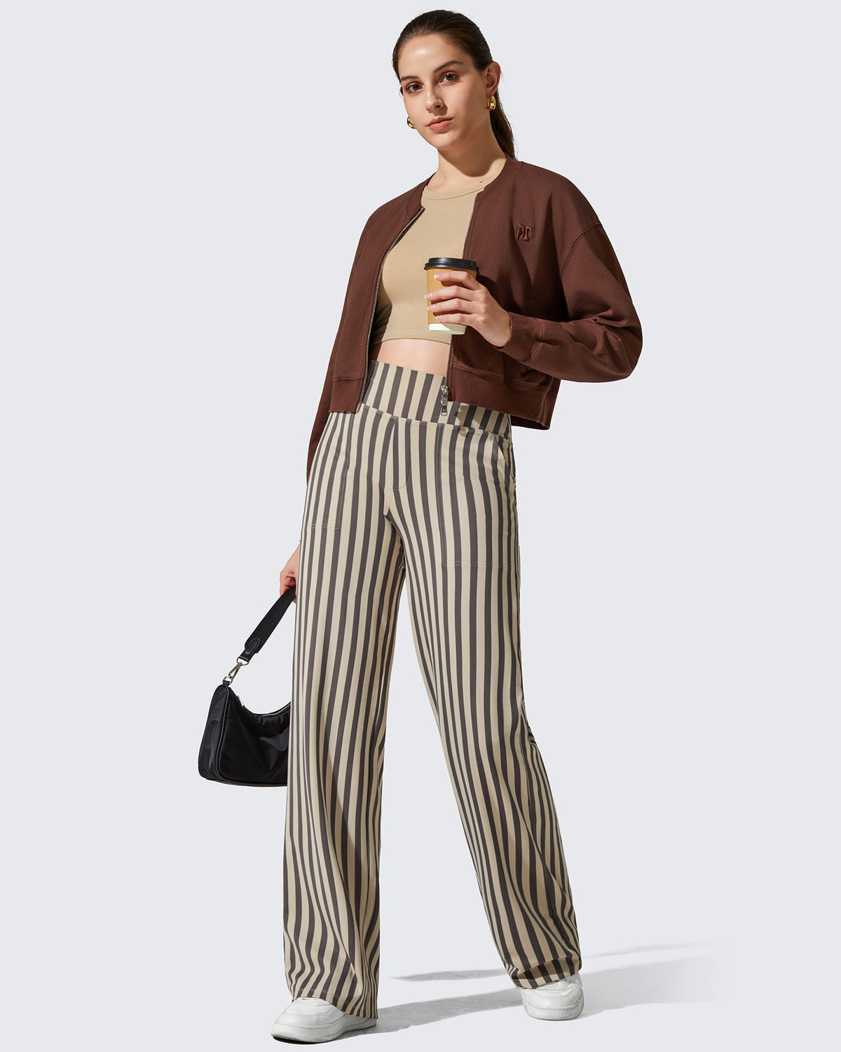 EverGoing Wide Leg Yoga Pants Business Casual Regular