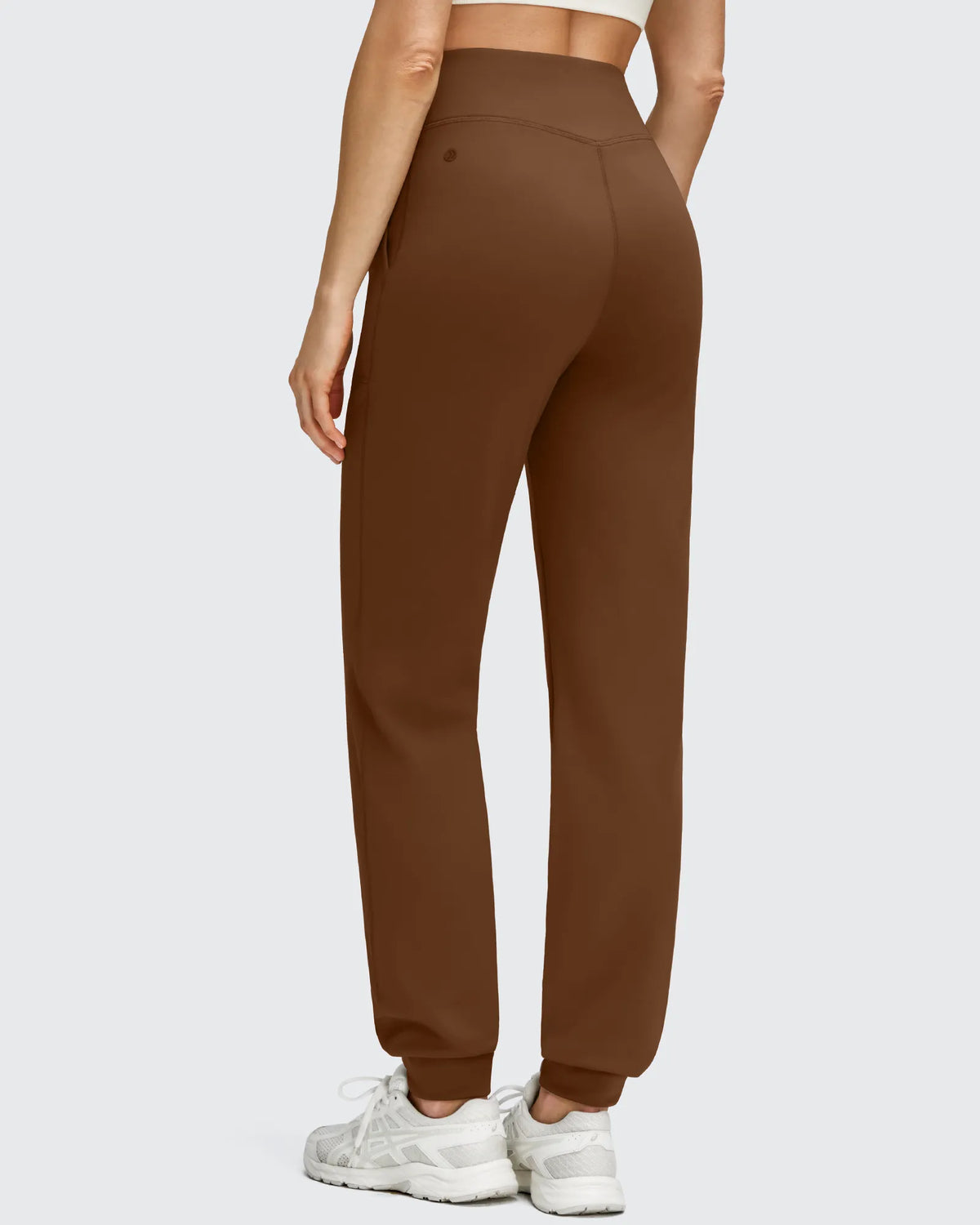 Fleece Lined Elastic Cuff Pockets Workout Joggers