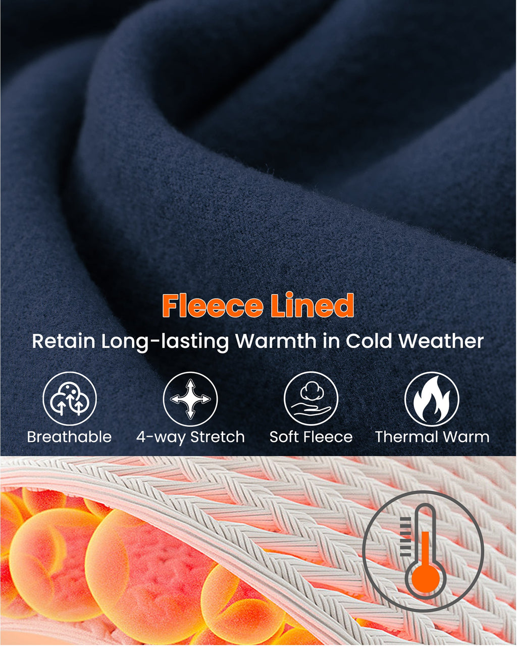 Fleece Lined High-Waist Work Flare Pants