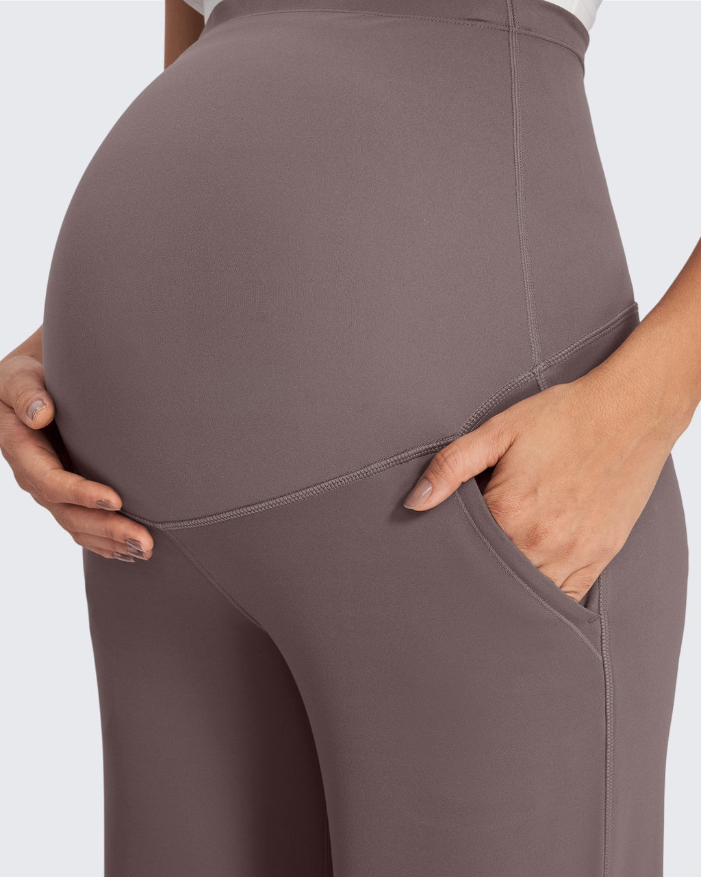 Fleece-Lined Maternity Warm Work Trousers
