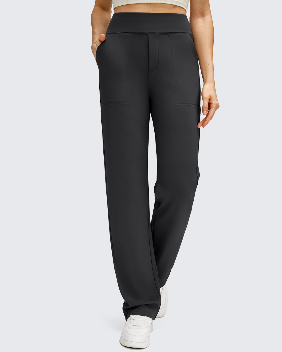 Fleece Lined Straight Leg Thermal Work Trousers