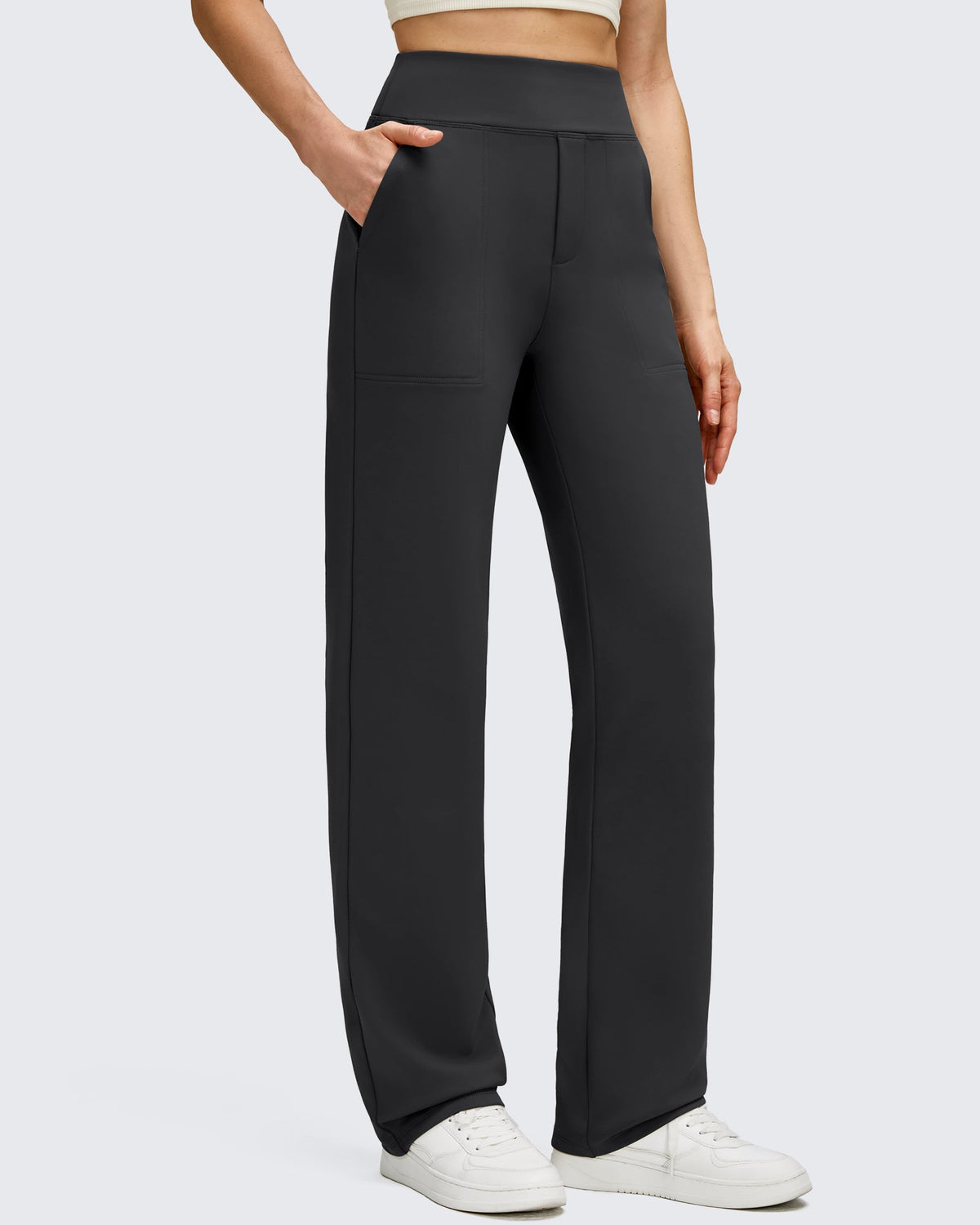 Fleece Lined Straight Leg Thermal Work Trousers