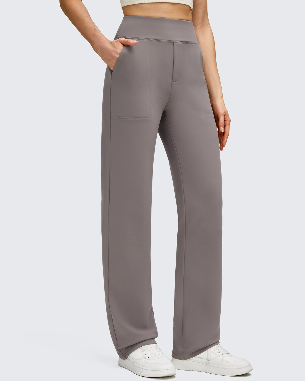 Fleece Lined Straight Leg Thermal Work Trousers