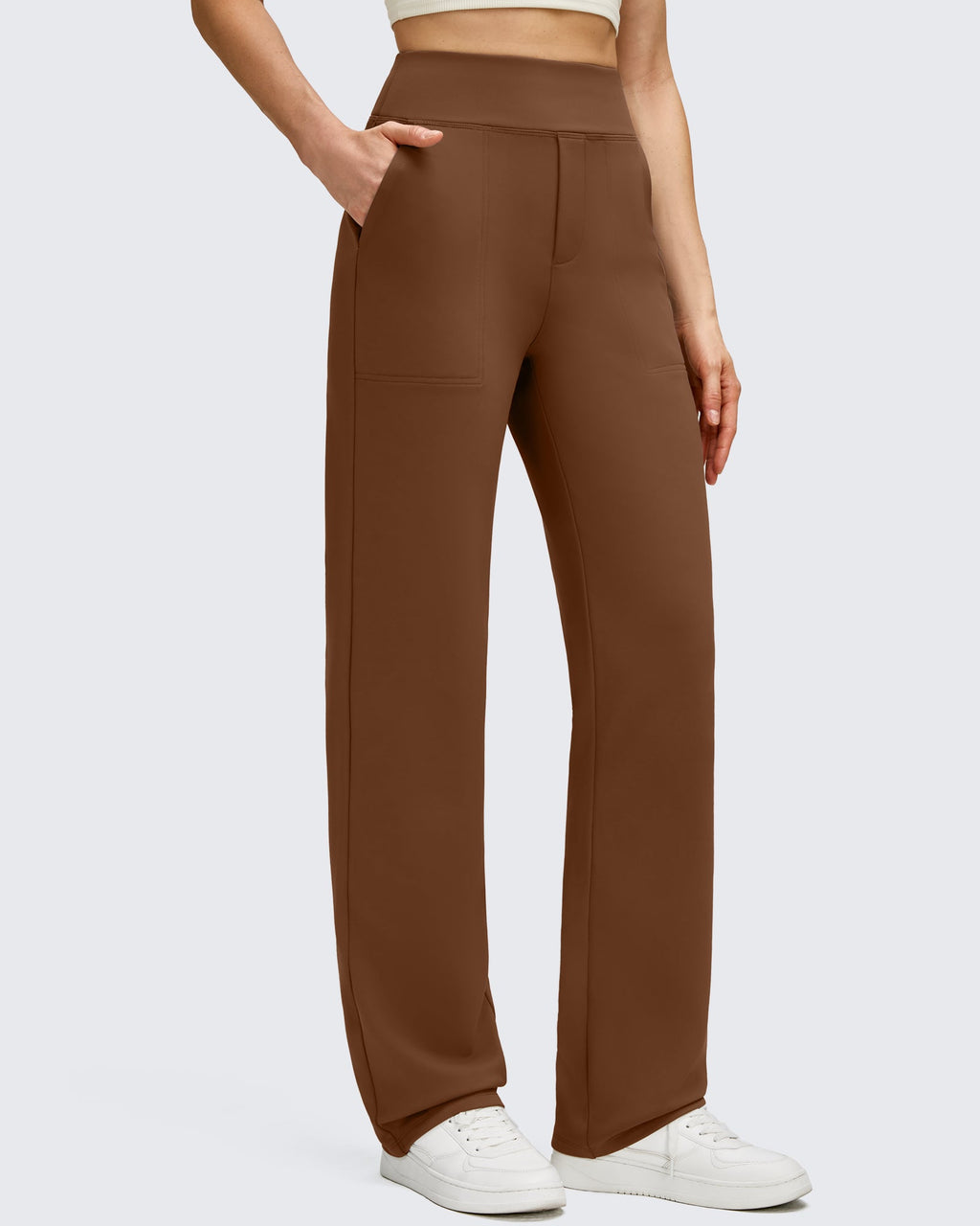 Fleece Lined Straight Leg Thermal Work Trousers