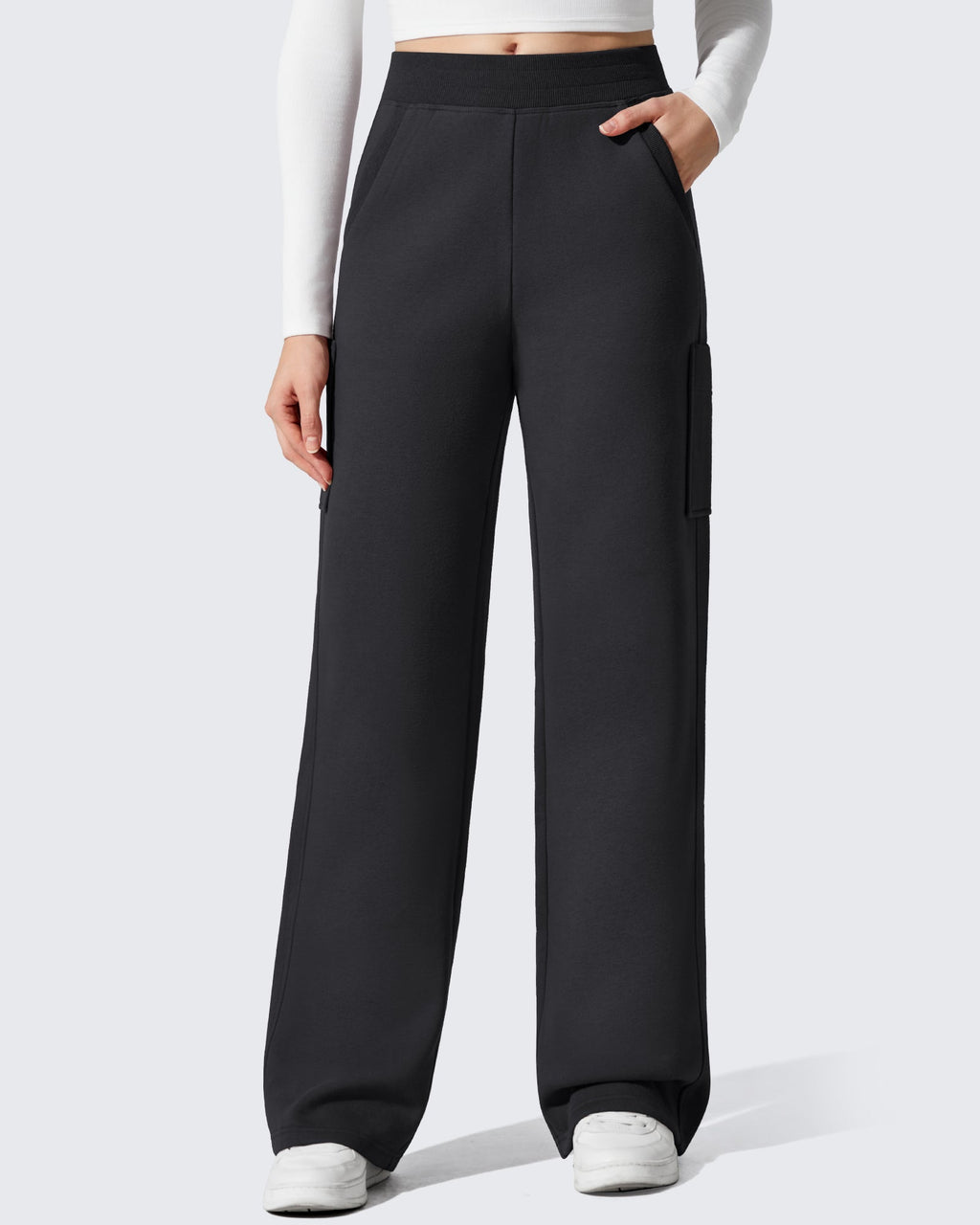 Flurrylux Cargo Fleece Lined Thermal Wide Leg Trousers