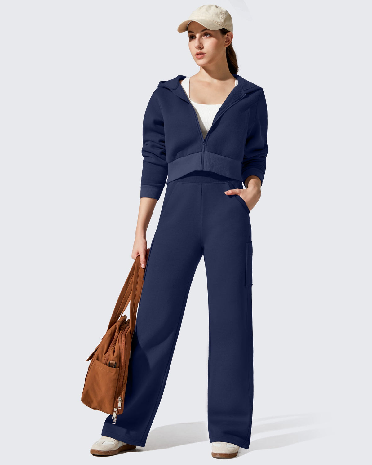 Flurrylux Cargo Fleece Lined Thermal Wide Leg Trousers