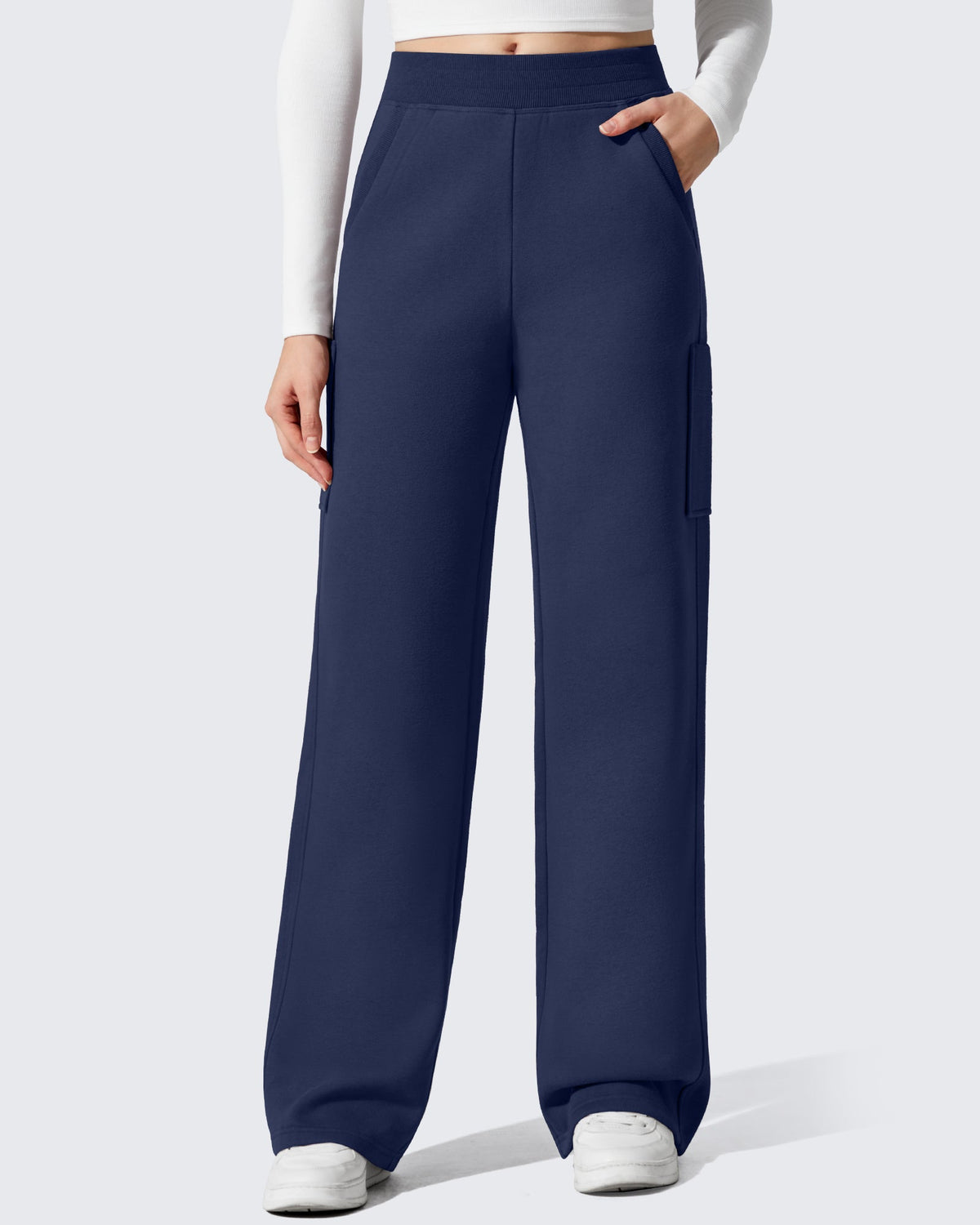 Flurrylux Cargo Fleece Lined Thermal Wide Leg Trousers