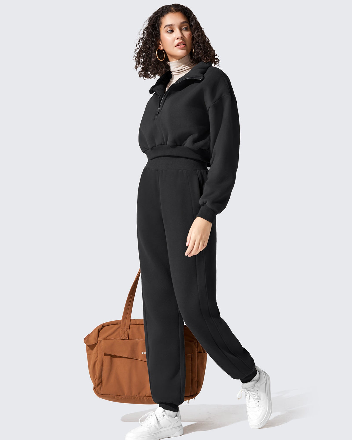 Flurrylux Cotton Fleece Lined Tapered Leg Joggers
