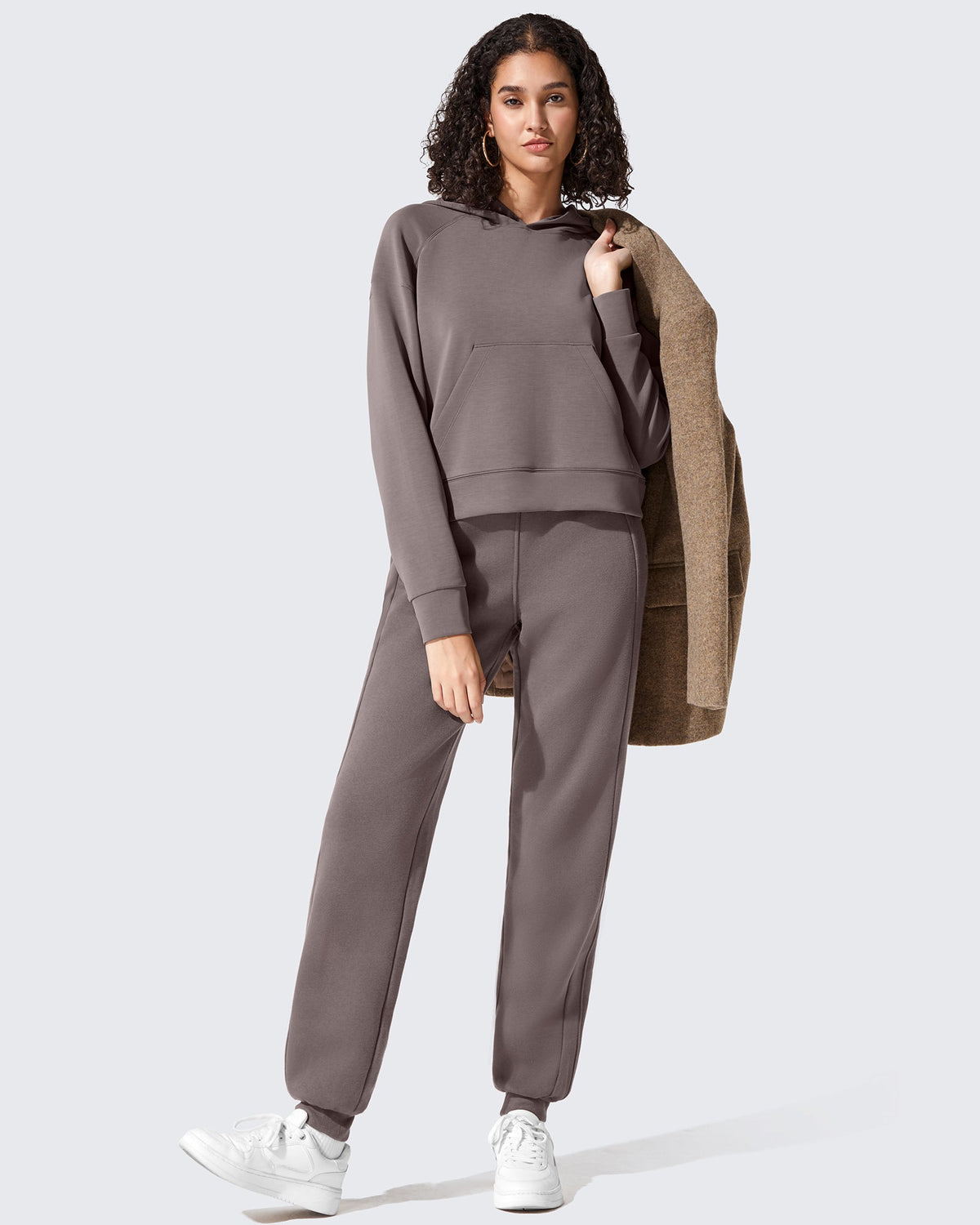 Flurrylux Cotton Fleece Lined Tapered Leg Joggers