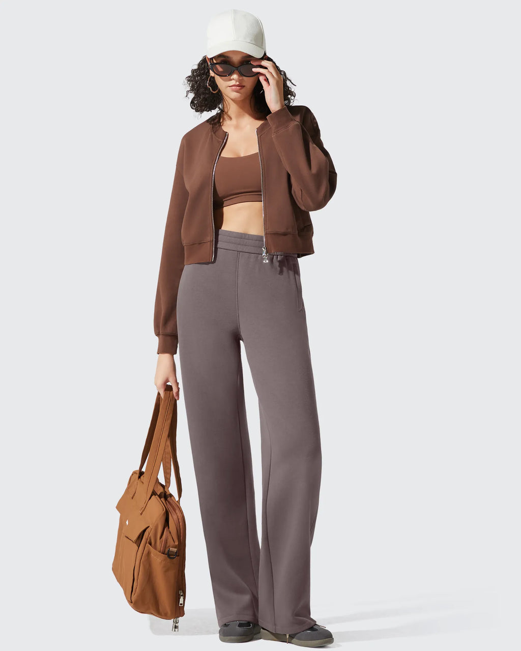 Flurrylux Elastic Waist Cotton Fleece Lined Sweatpants