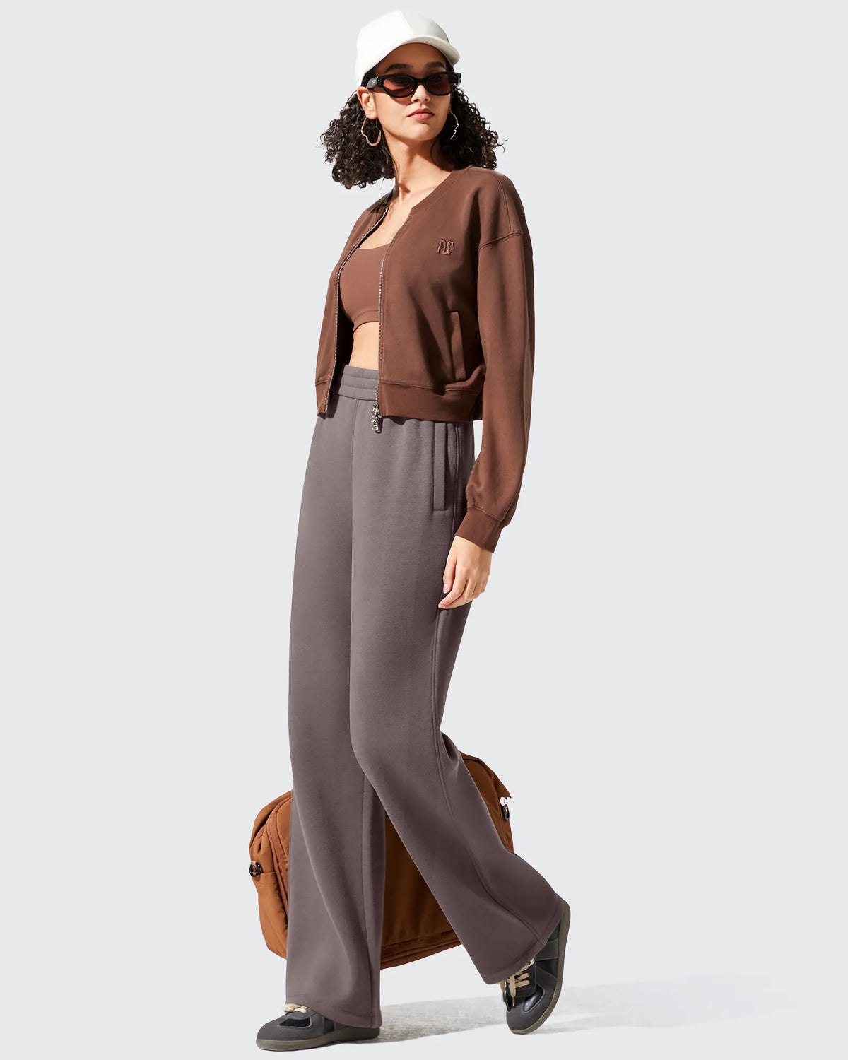 Flurrylux Elastic Waist Cotton Fleece Lined Sweatpants