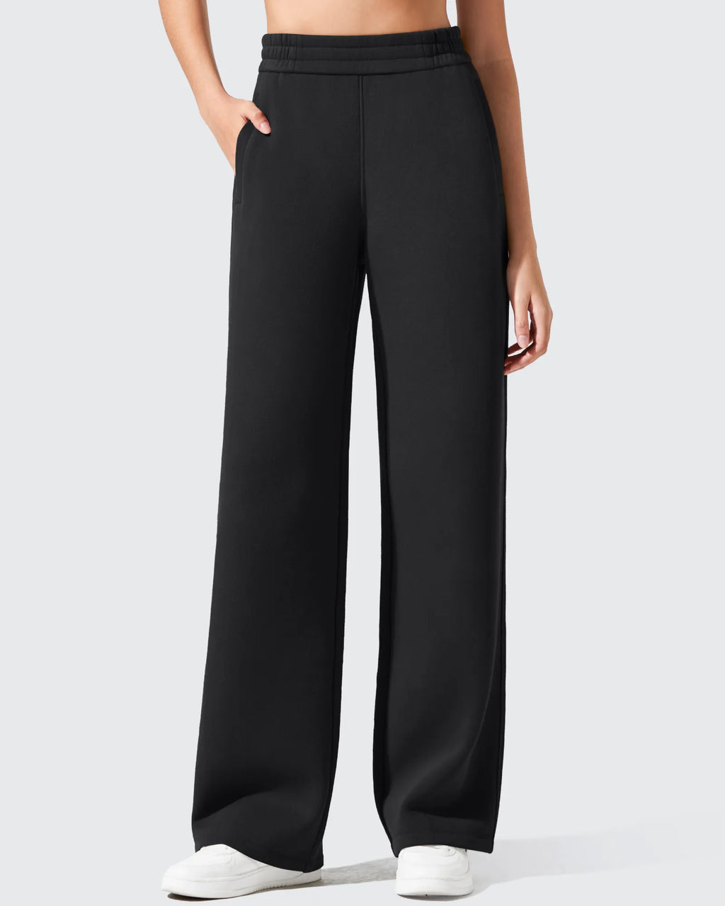 Flurrylux Elastic Waist Cotton Fleece Lined Sweatpants