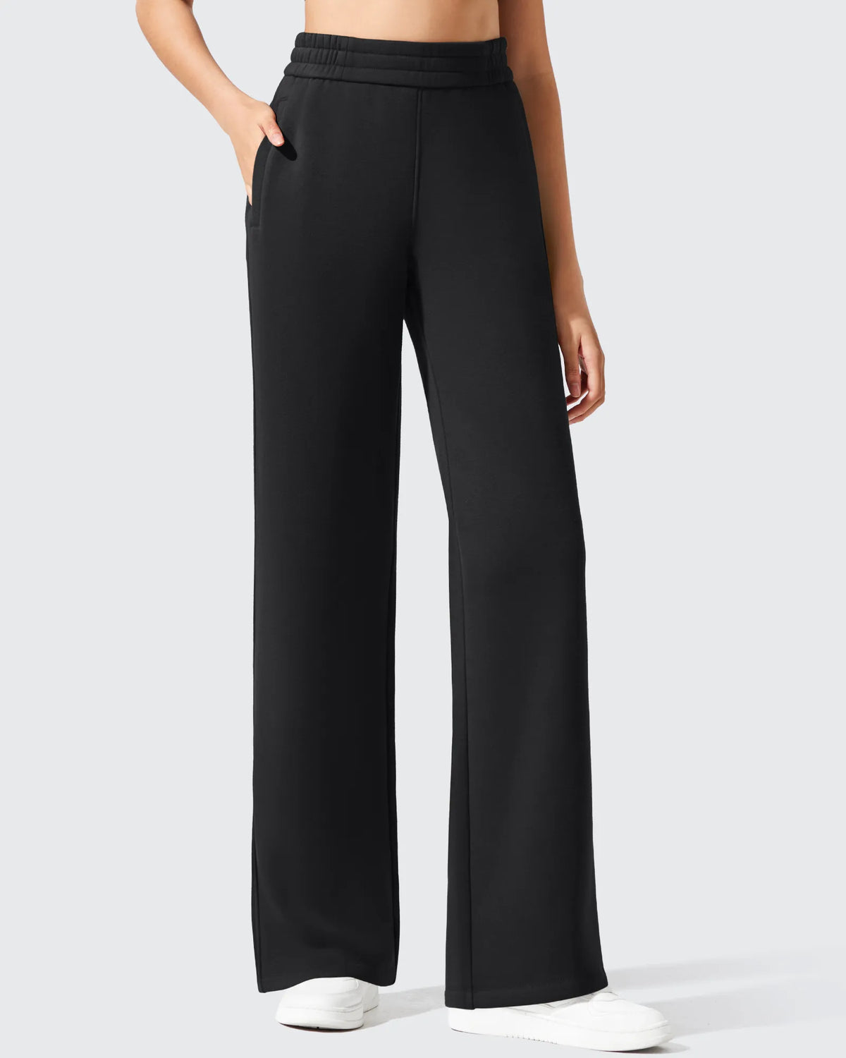 Flurrylux Elastic Waist Cotton Fleece Lined Sweatpants
