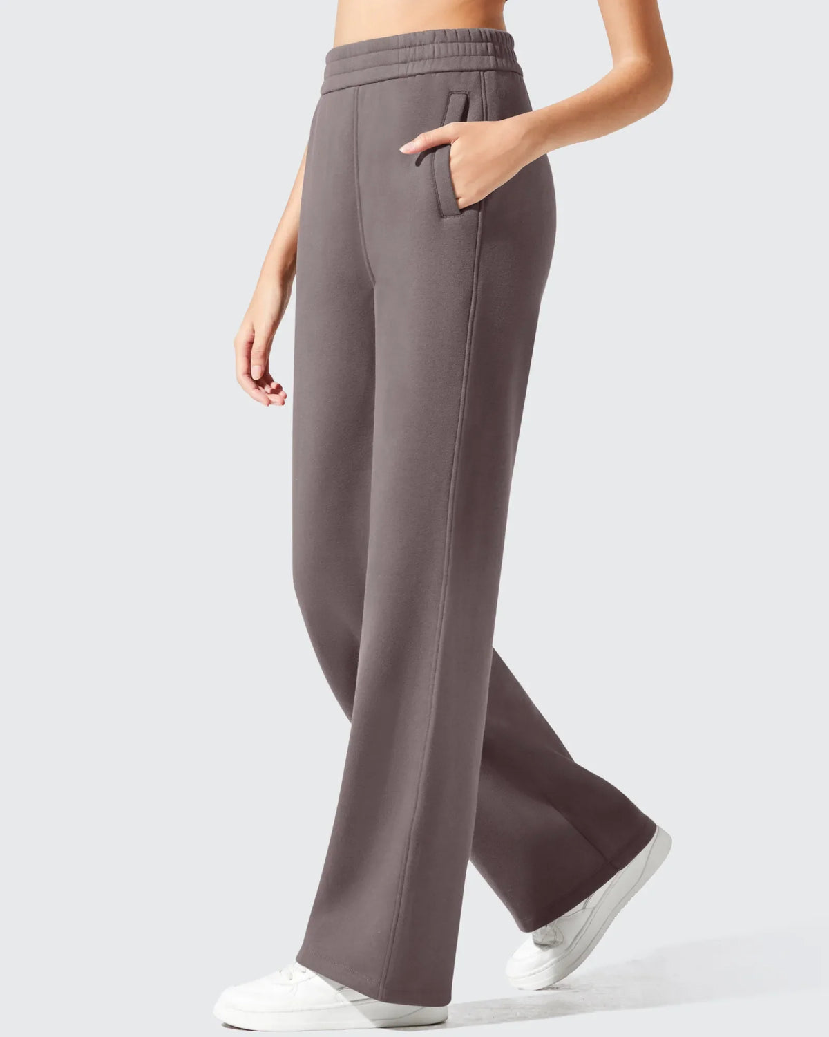 Flurrylux Elastic Waist Cotton Fleece Lined Sweatpants