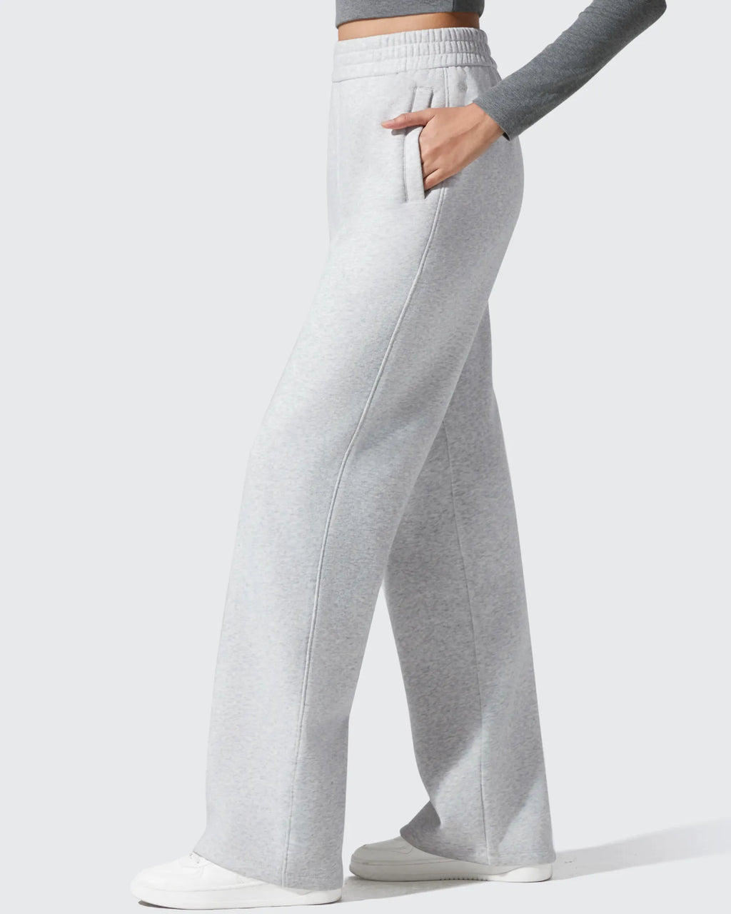 Flurrylux Elastic Waist Cotton Fleece Lined Sweatpants