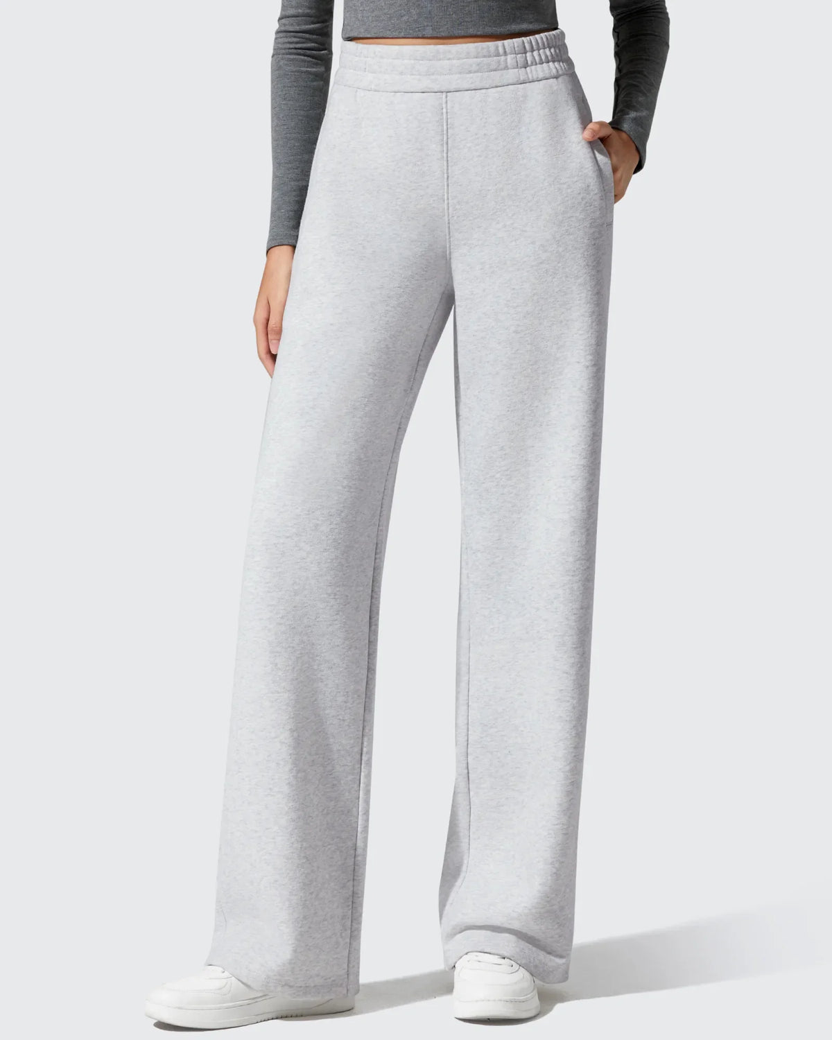 Flurrylux Elastic Waist Cotton Fleece Lined Sweatpants