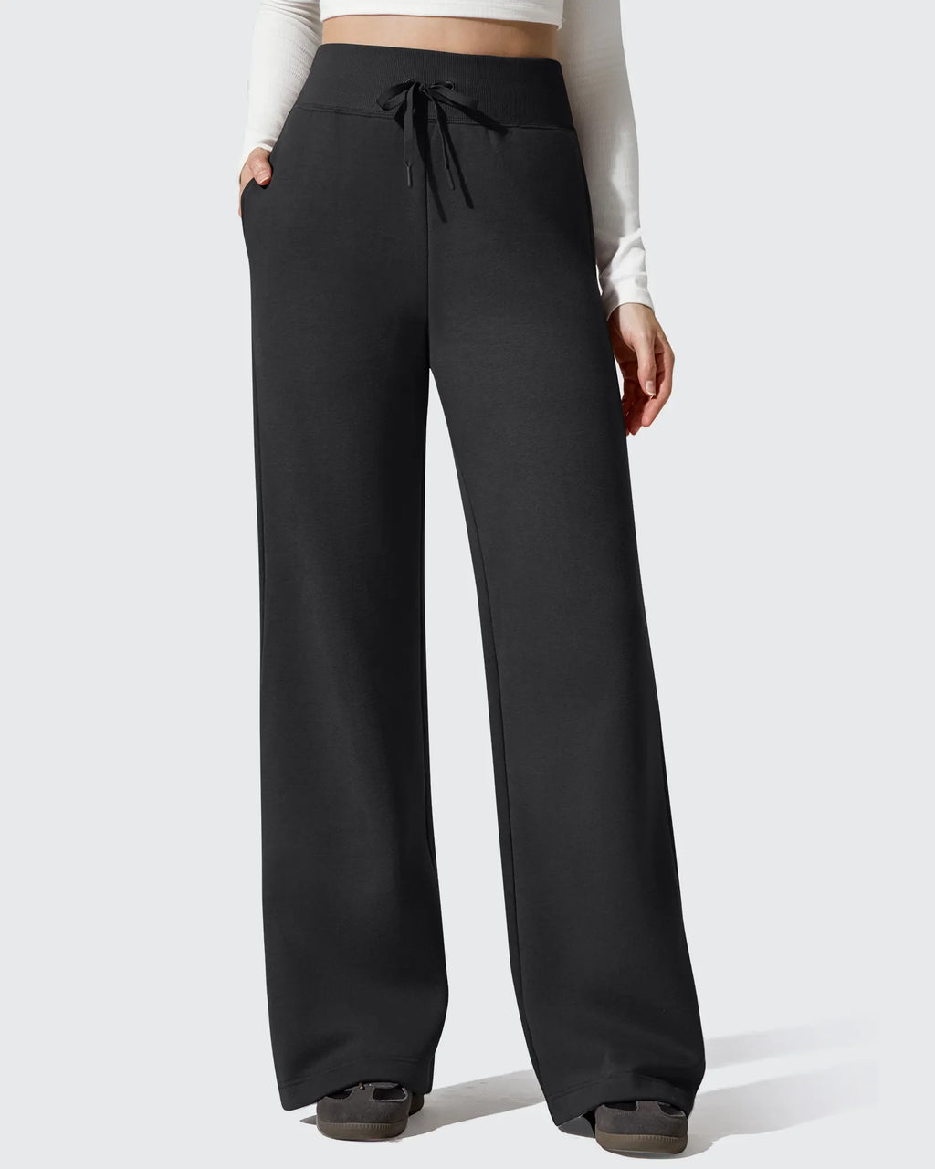 Flurrylux Fleece Lined Drawstring Cotton Thermal Pants