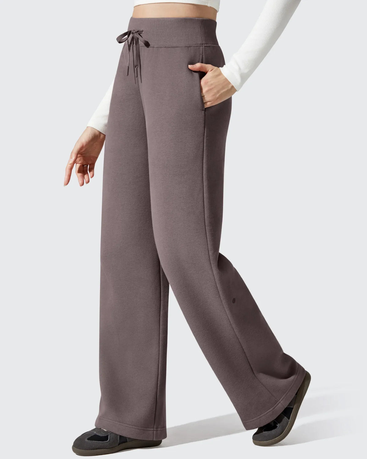 Flurrylux Fleece Lined Drawstring Cotton Thermal Pants
