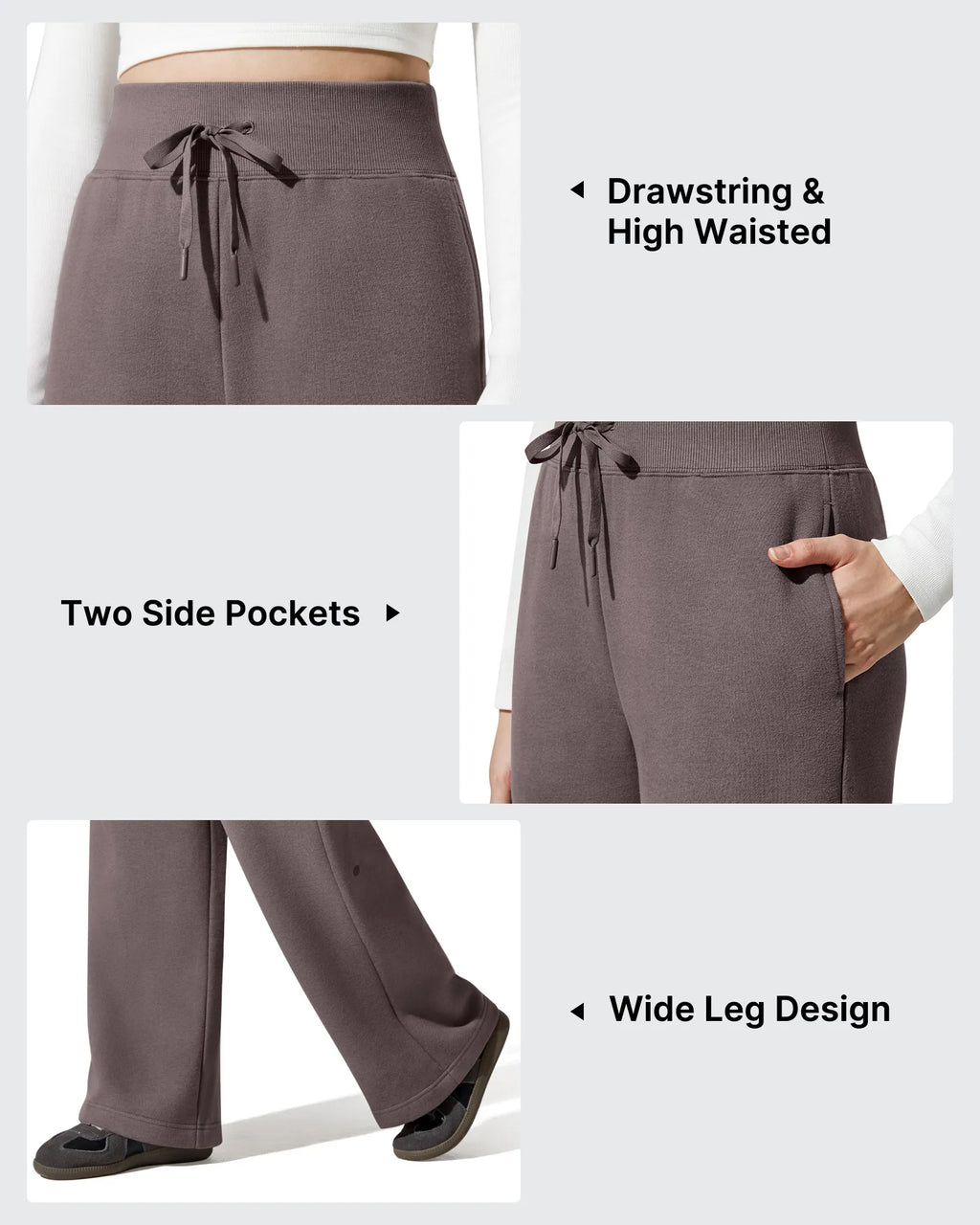 Flurrylux Fleece Lined Drawstring Cotton Thermal Pants