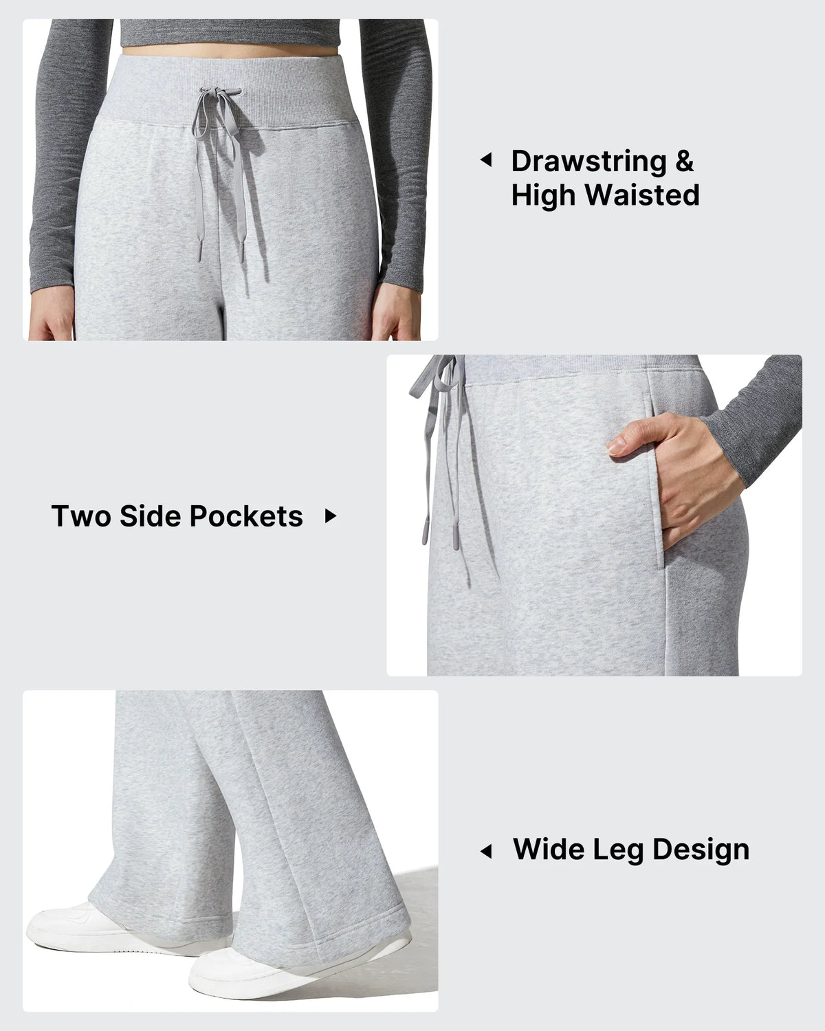 Flurrylux Fleece Lined Drawstring Cotton Thermal Pants