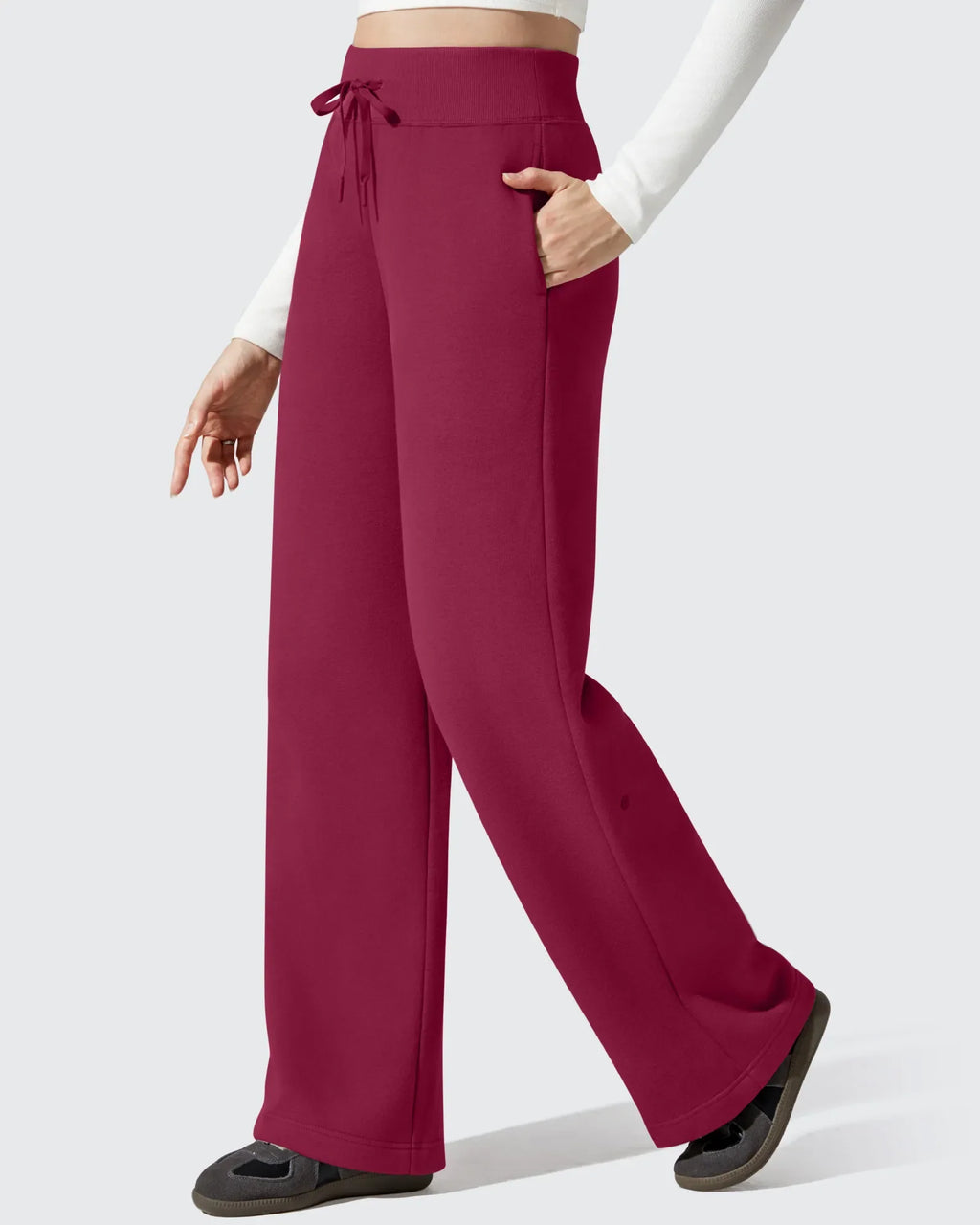 Flurrylux Fleece Lined Drawstring Cotton Thermal Pants