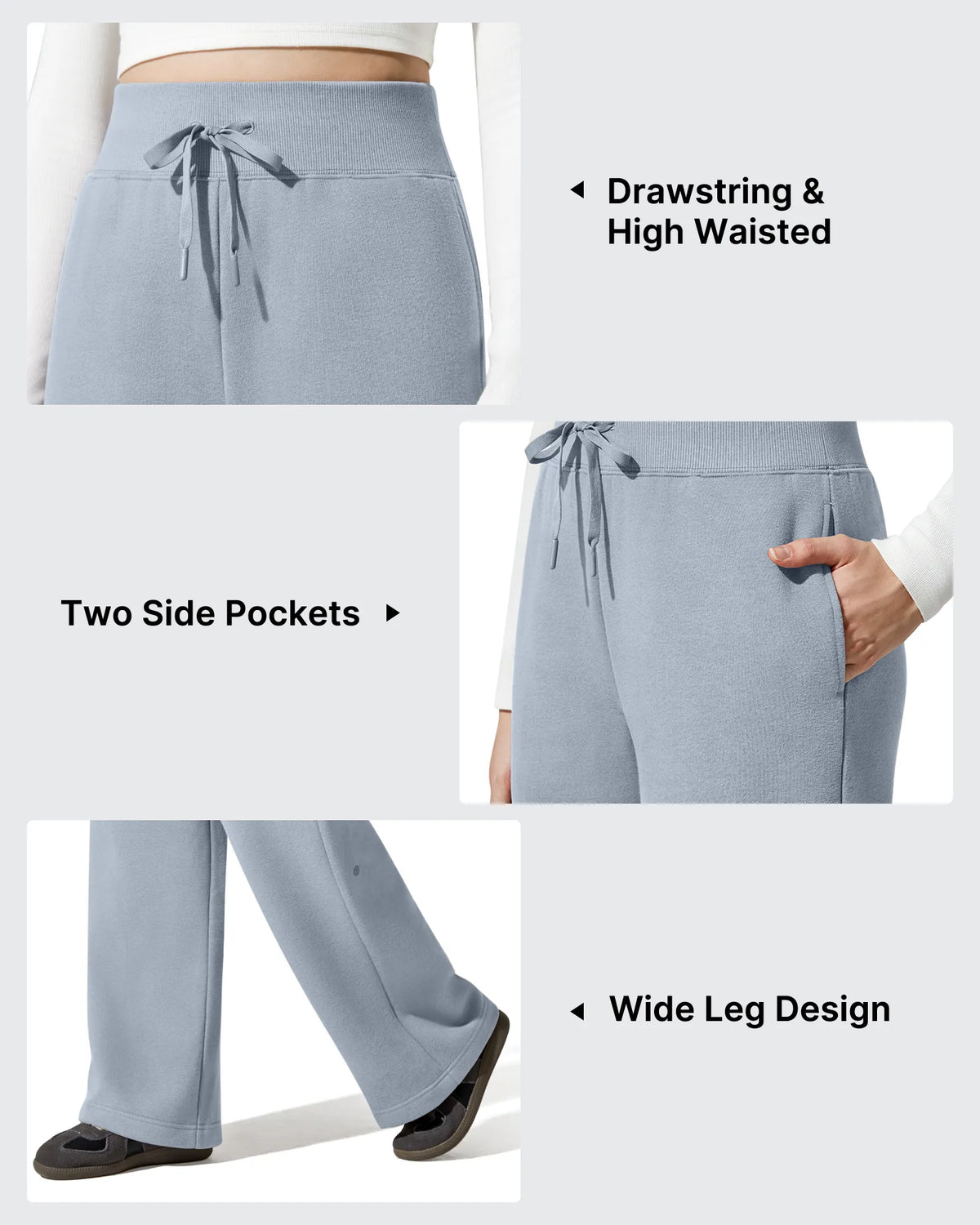 Flurrylux Fleece Lined Drawstring Cotton Thermal Pants