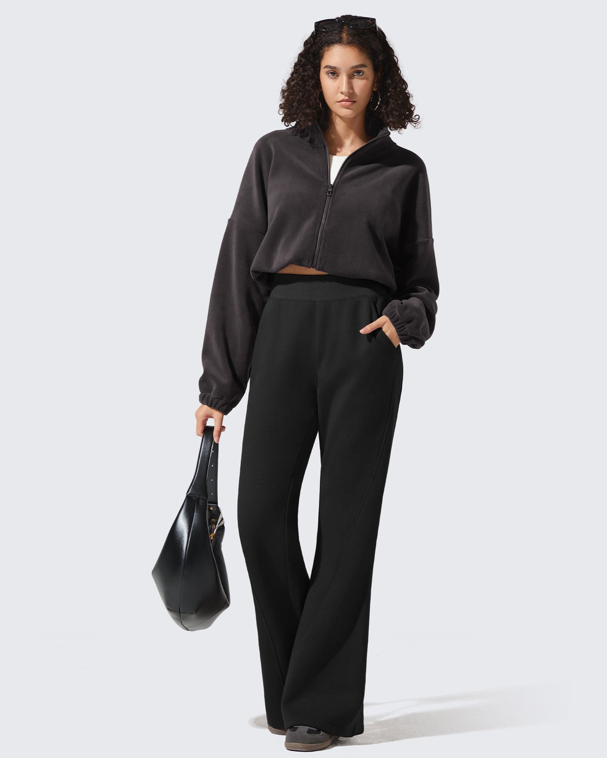 Flurrylux Fleece Lined Loose Flare Sweatpants