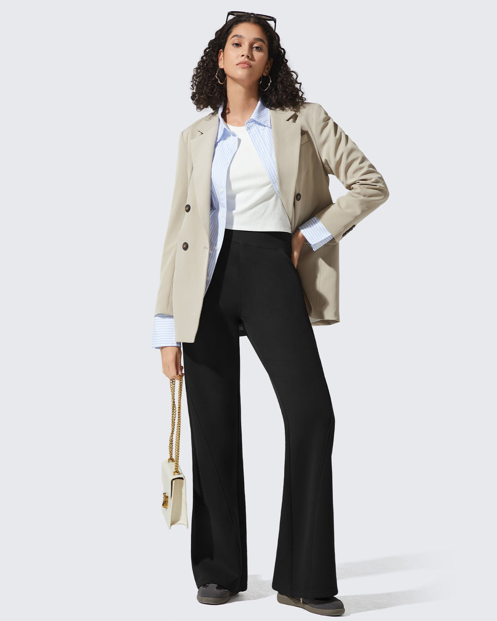 Flurrylux Fleece Lined Loose Flare Sweatpants