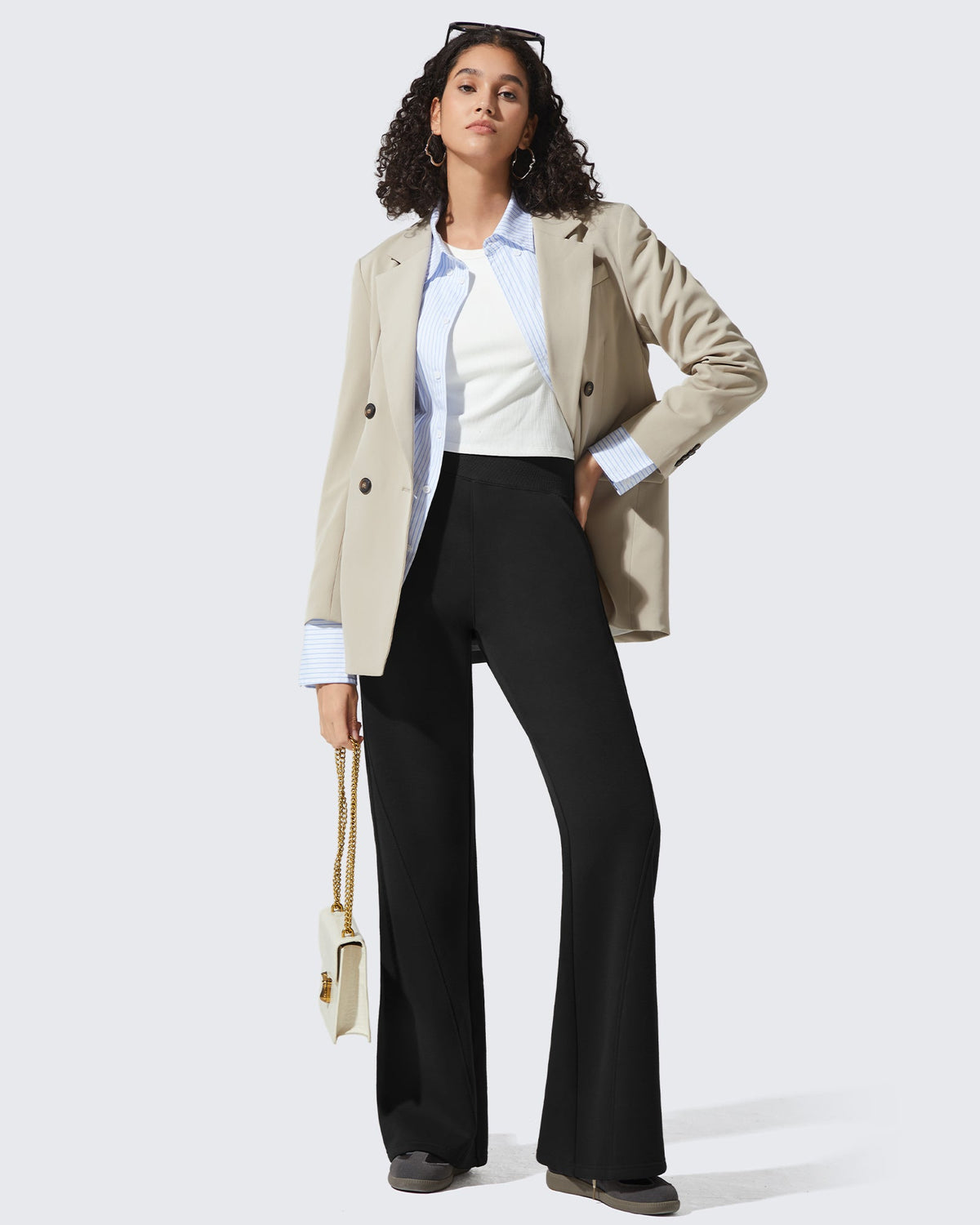 Flurrylux Fleece Lined Loose Flare Sweatpants