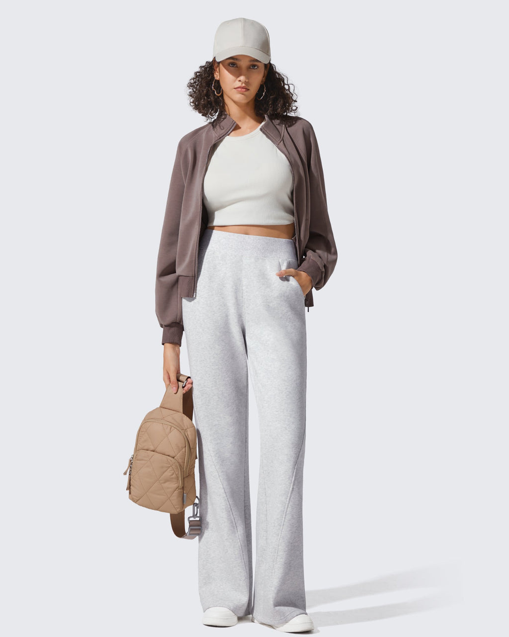 Flurrylux Fleece Lined Loose Flare Sweatpants