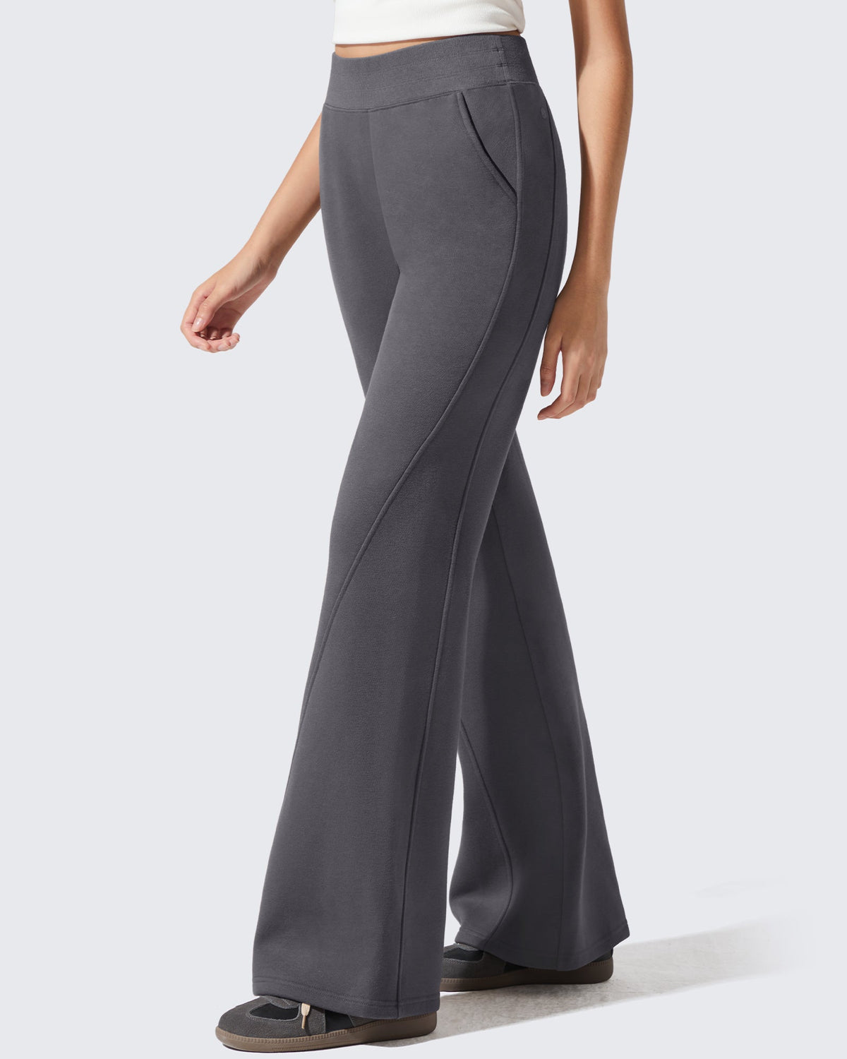 Flurrylux Fleece Lined Loose Flare Sweatpants