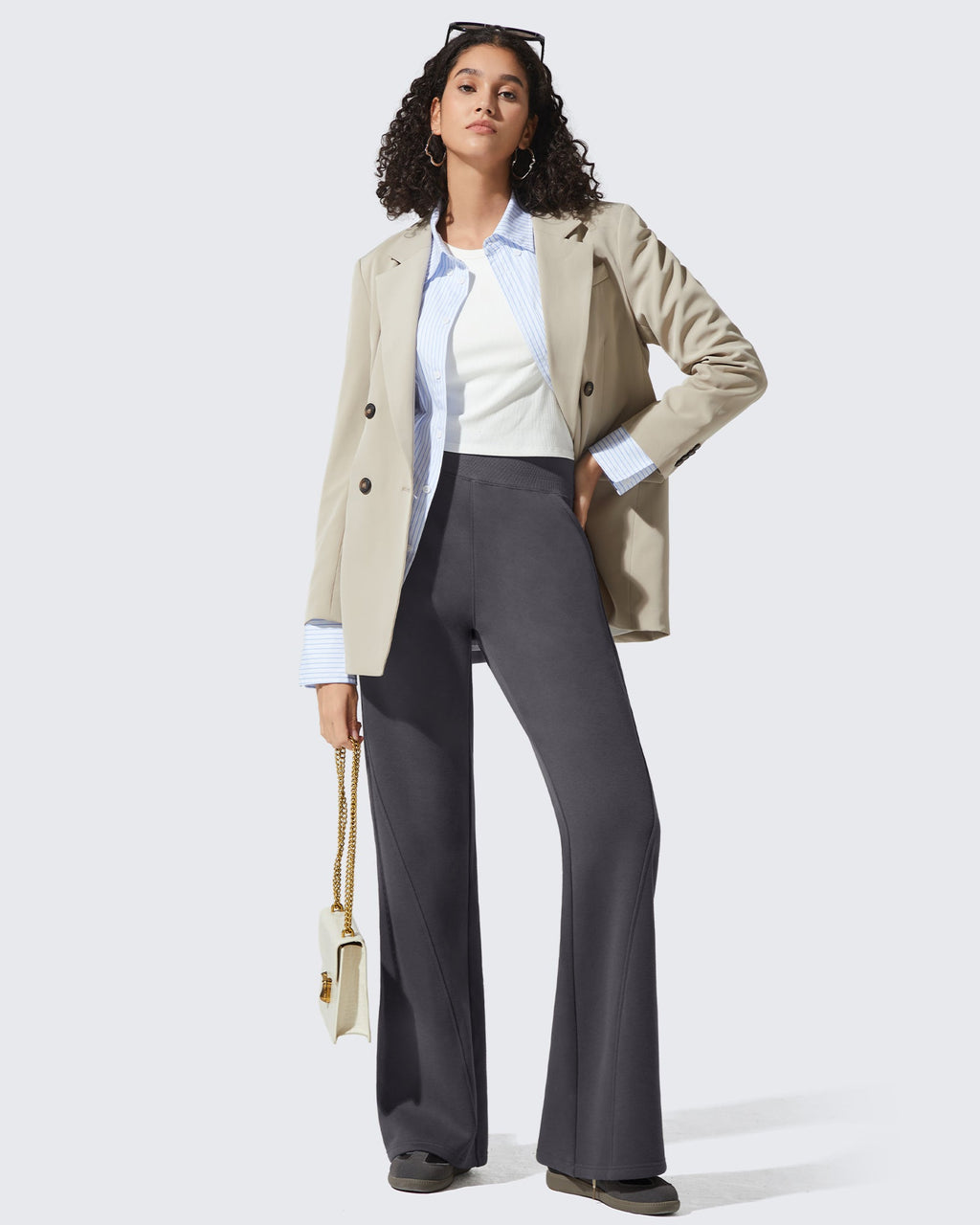 Flurrylux Fleece Lined Loose Flare Sweatpants