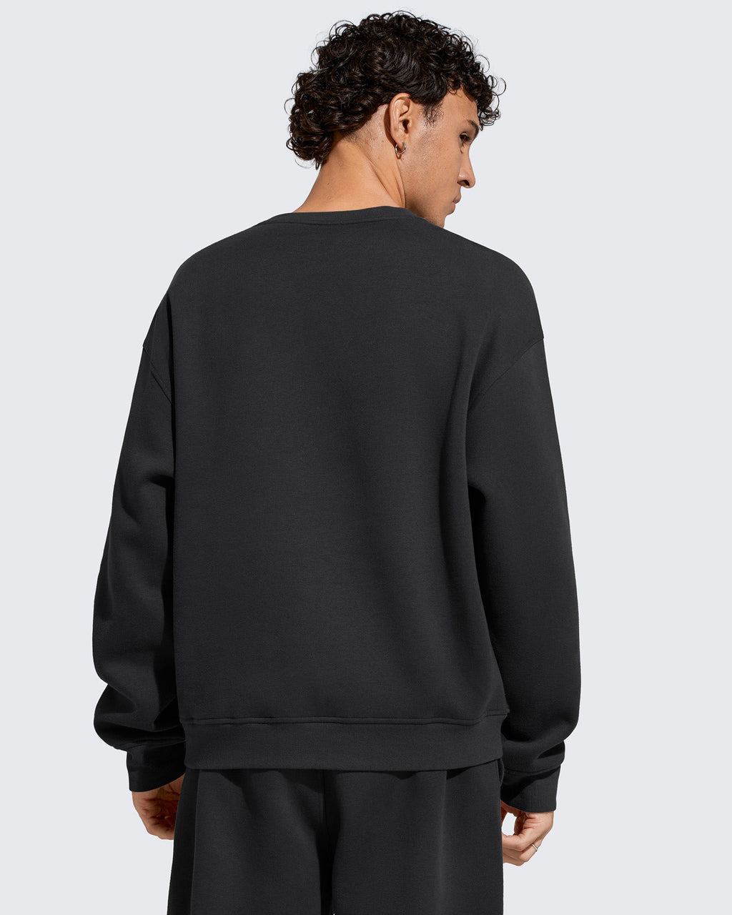 Flurrylux Men's Cotton Fleece Lined Crewneck Pullover
