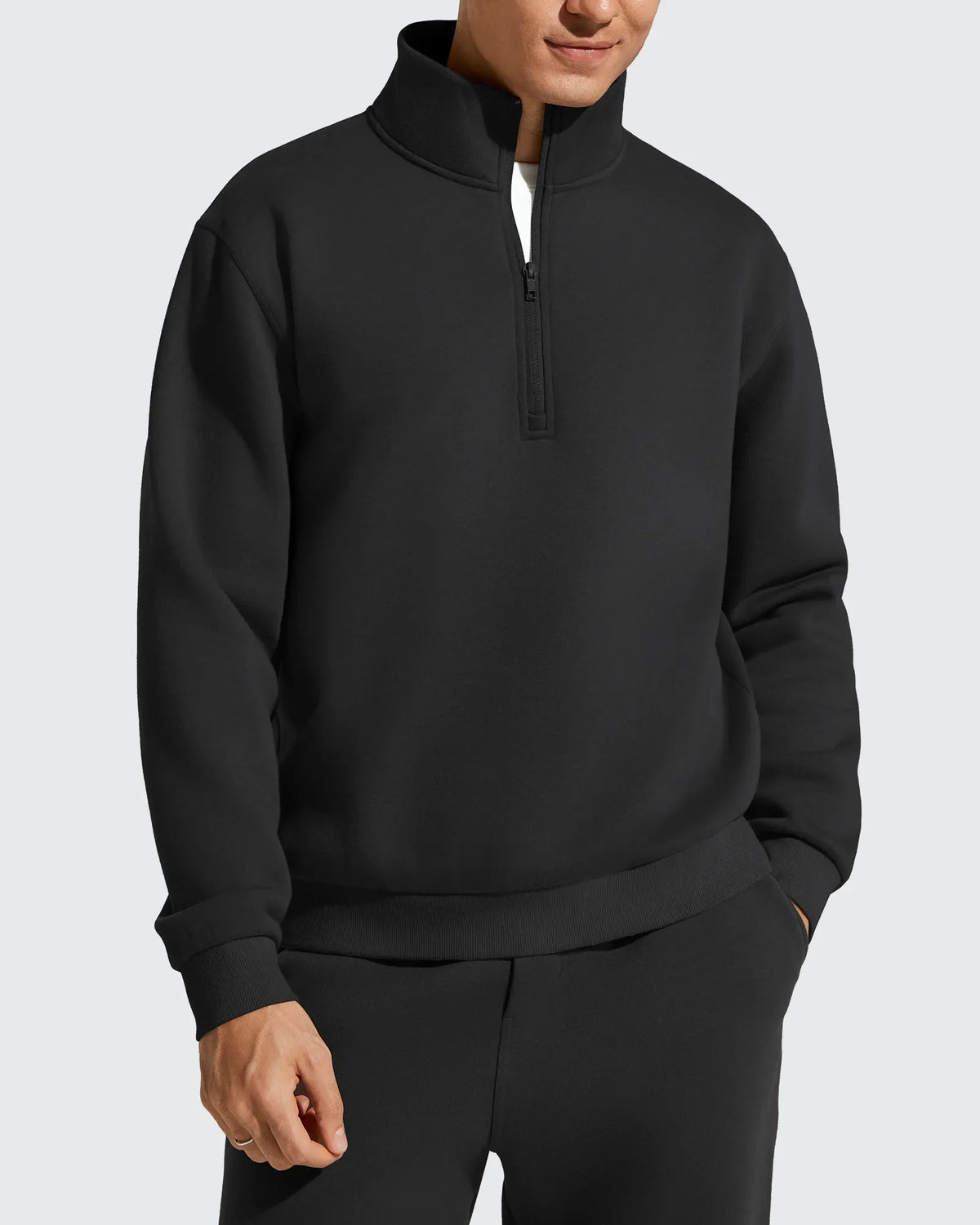Flurrylux Men's Fleece Lined Half Zip Pullover Hoodies