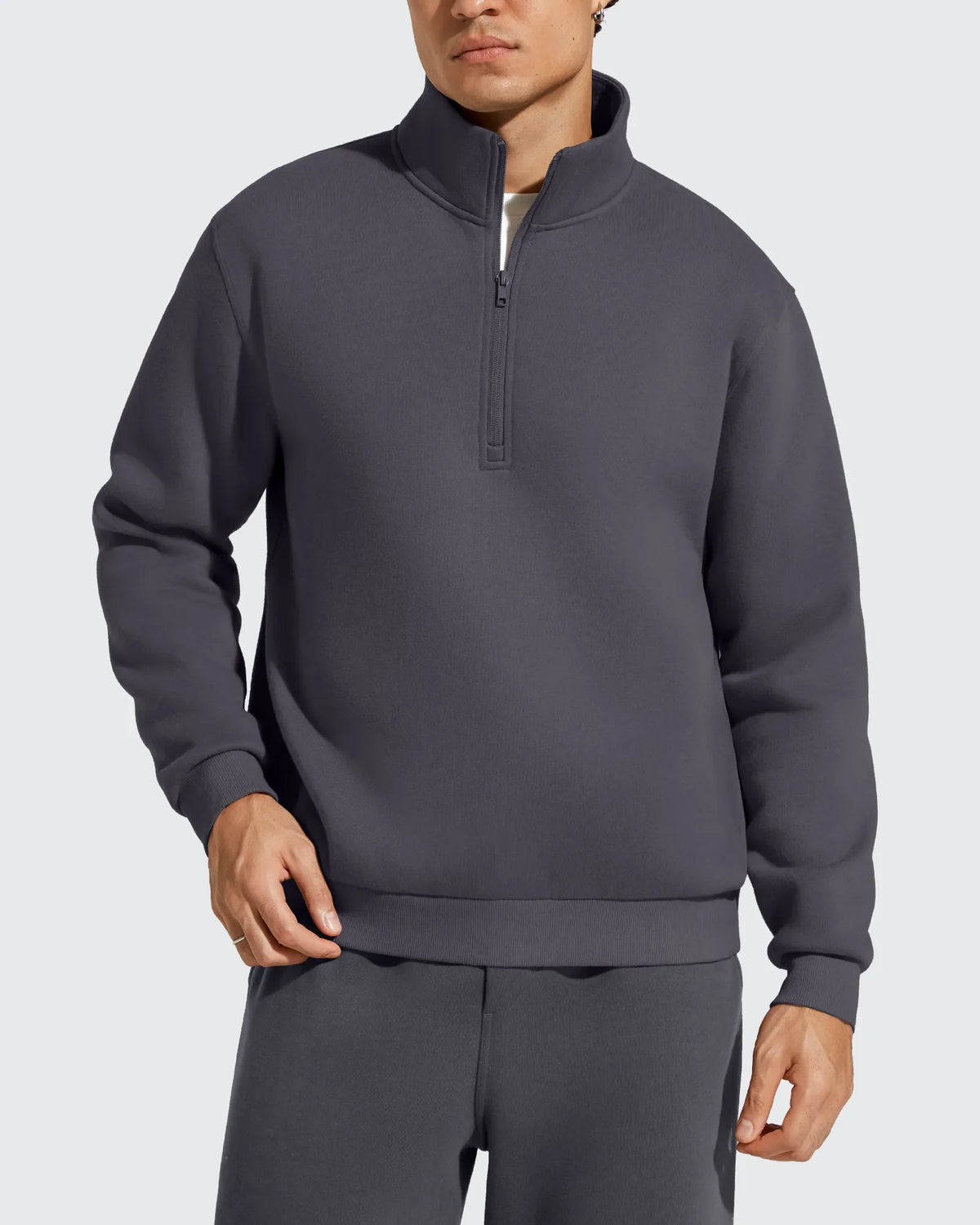 Flurrylux Men's Fleece Lined Half Zip Pullover Hoodies